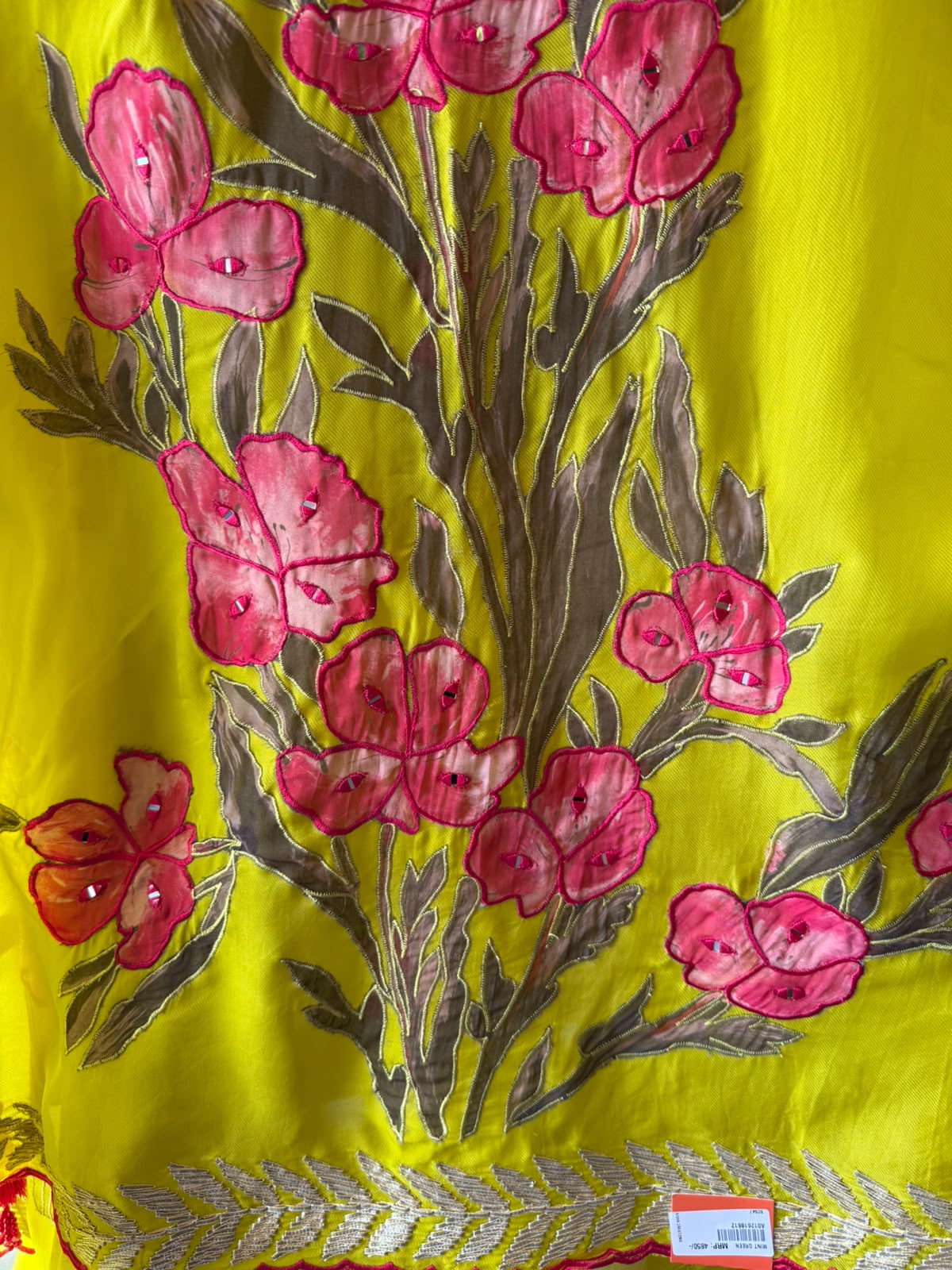 Floral Appliqué Designer Suit