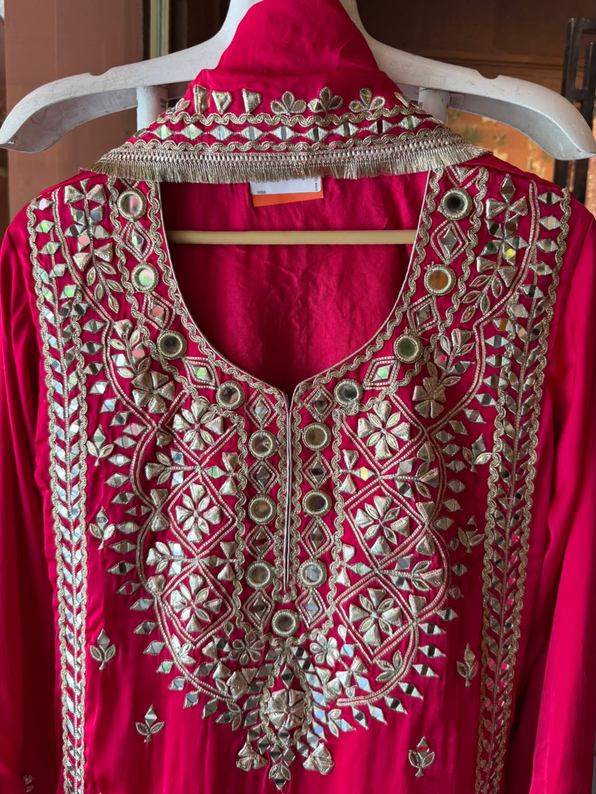 Heavy Mirror and gotta Work Pakistani Suit Set