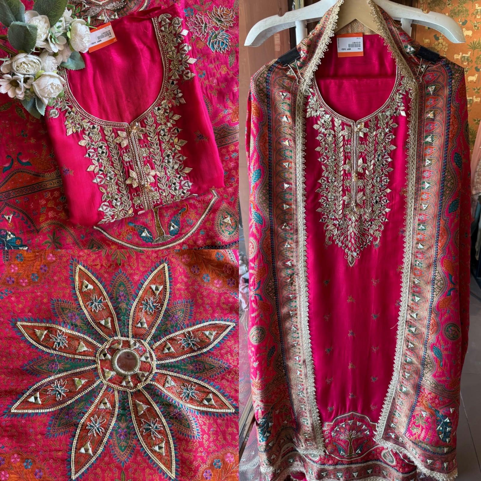 Premium Silk Designer Suit Set