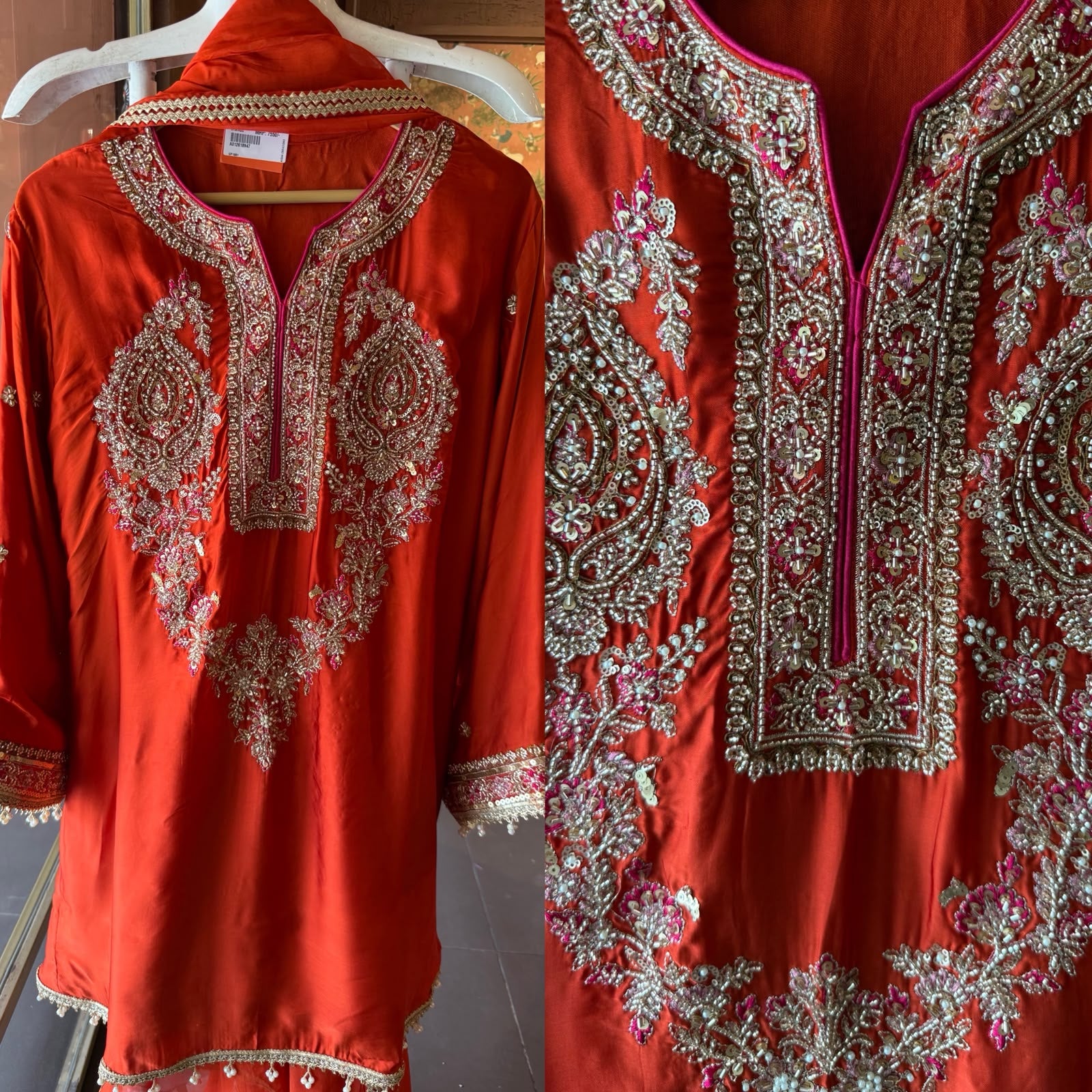 Designer Hand embellished Stitched Set