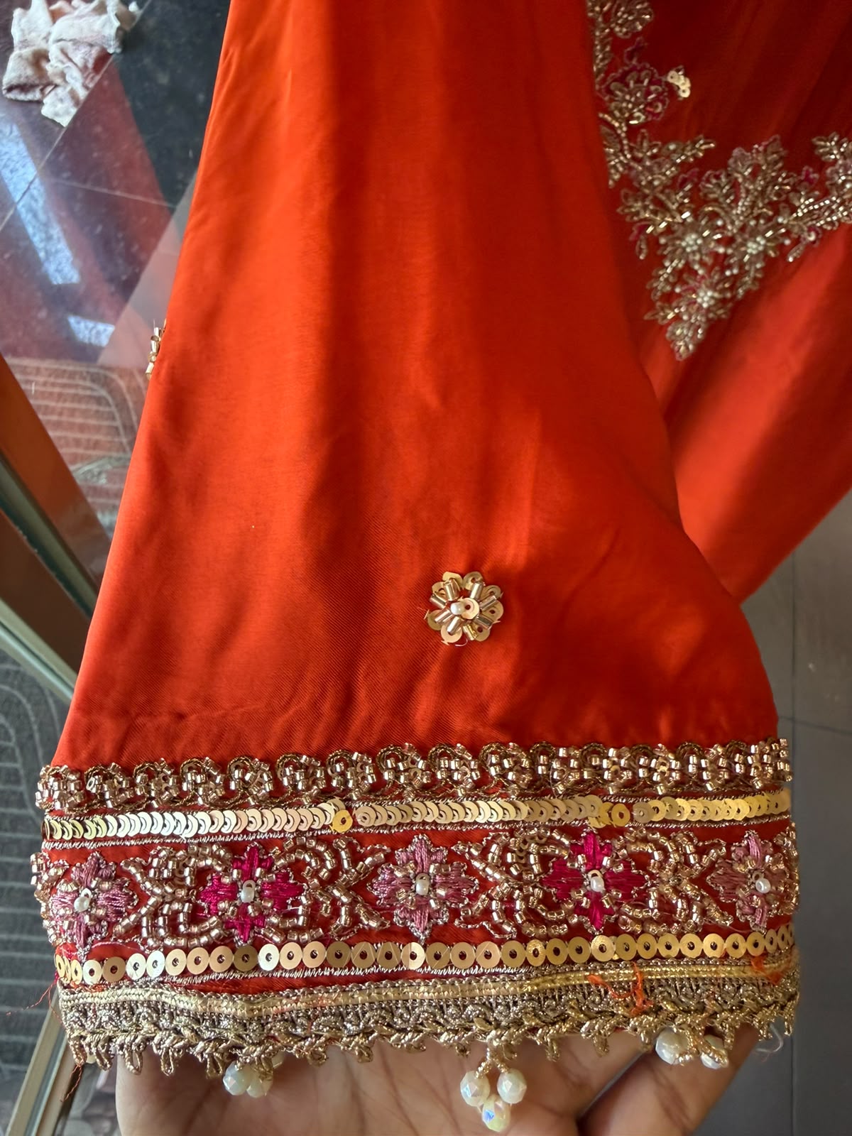 Designer Hand embellished Stitched Set