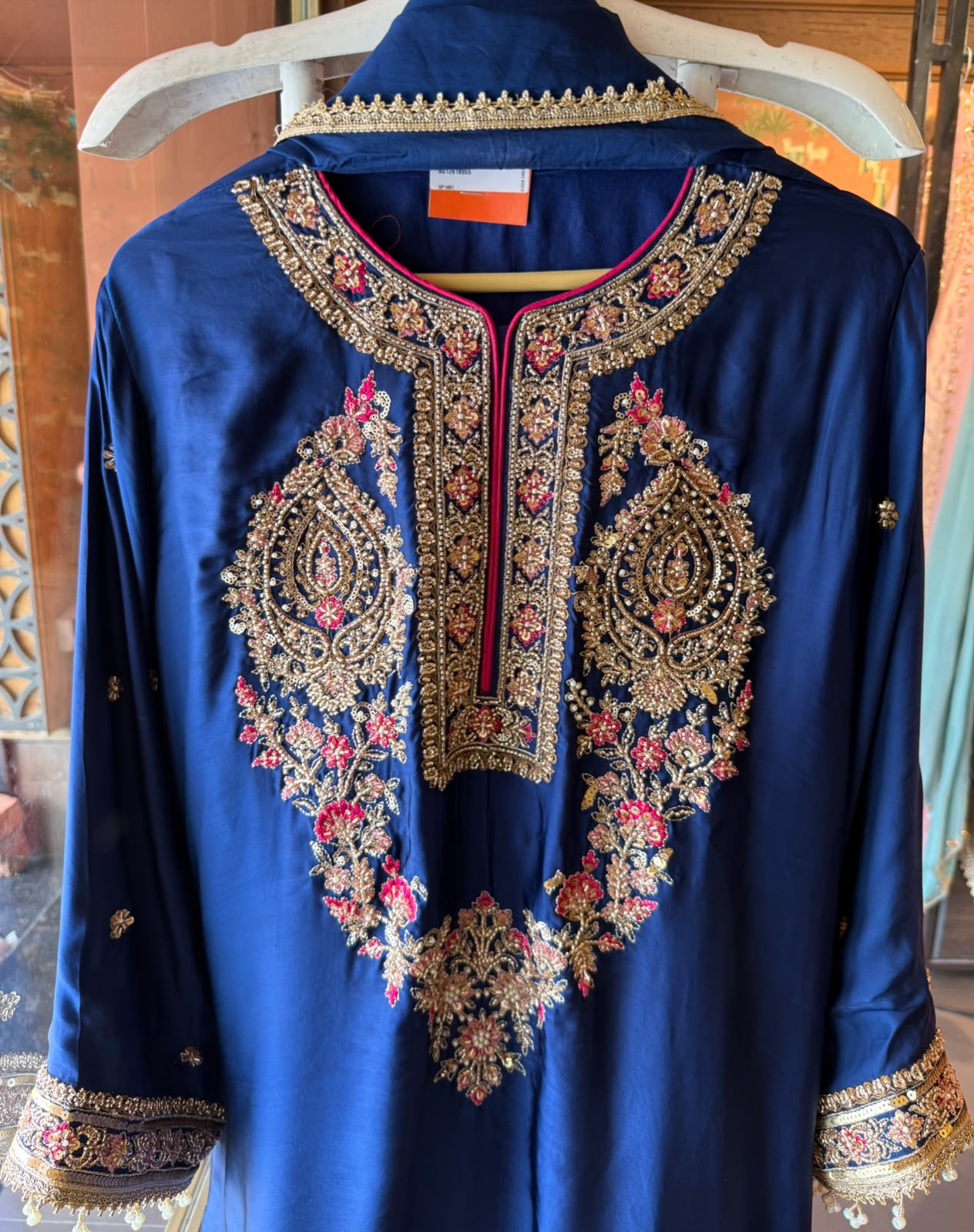 Designer Hand embellished Stitched Set