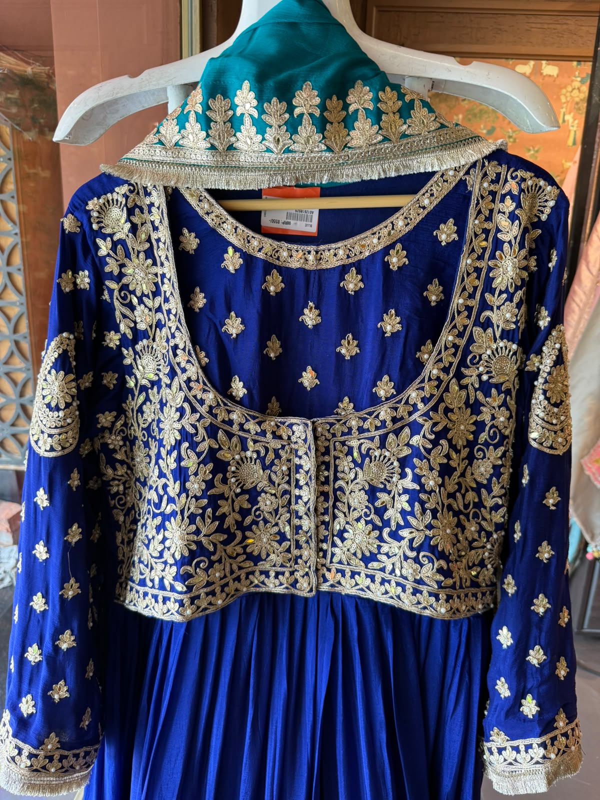 DESIGNER ANARKALI CHOLI CUT SET