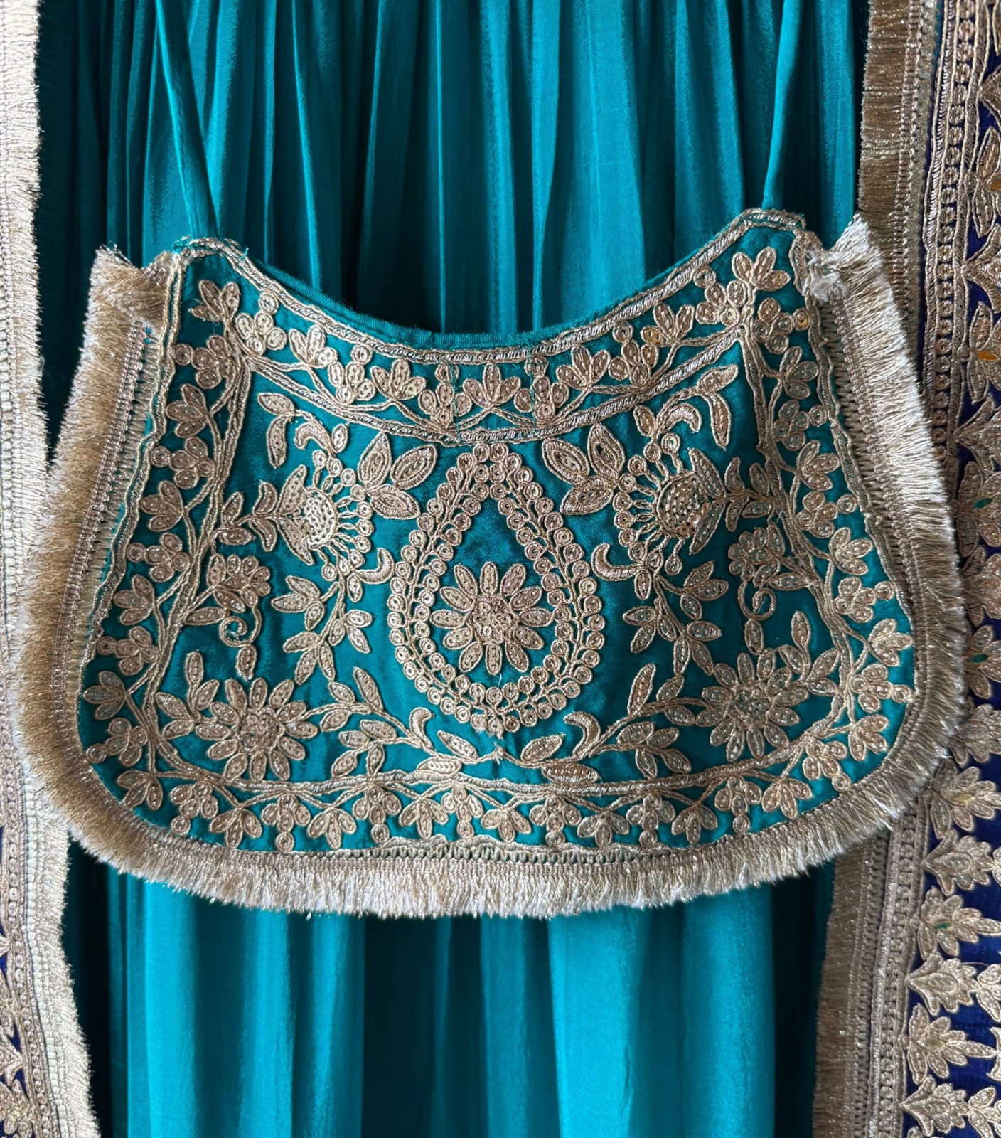 Embroidered  Anarkali Suit set