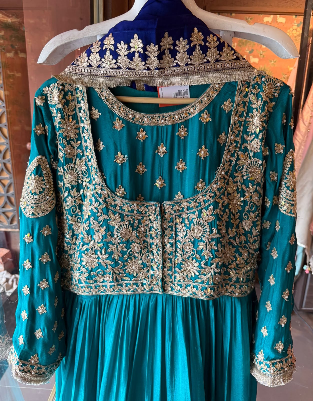 Embroidered  Anarkali Suit set