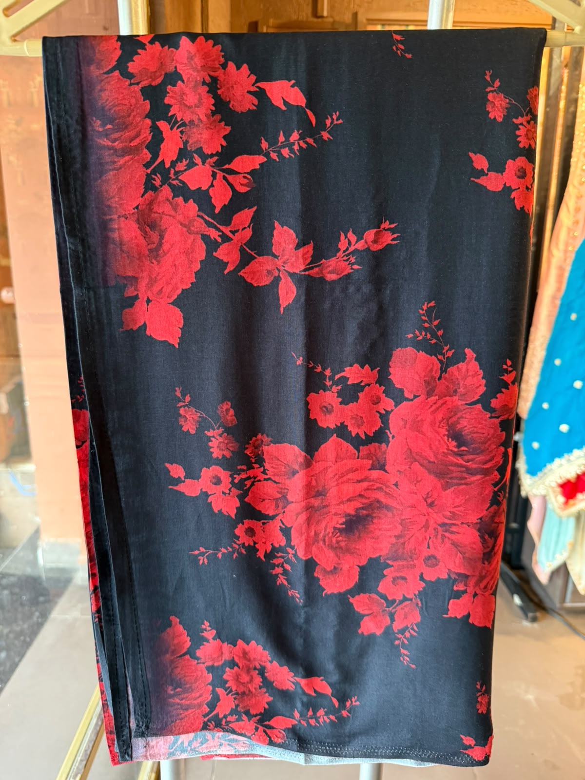 Viscose Muslin digitally printed unstitched suit