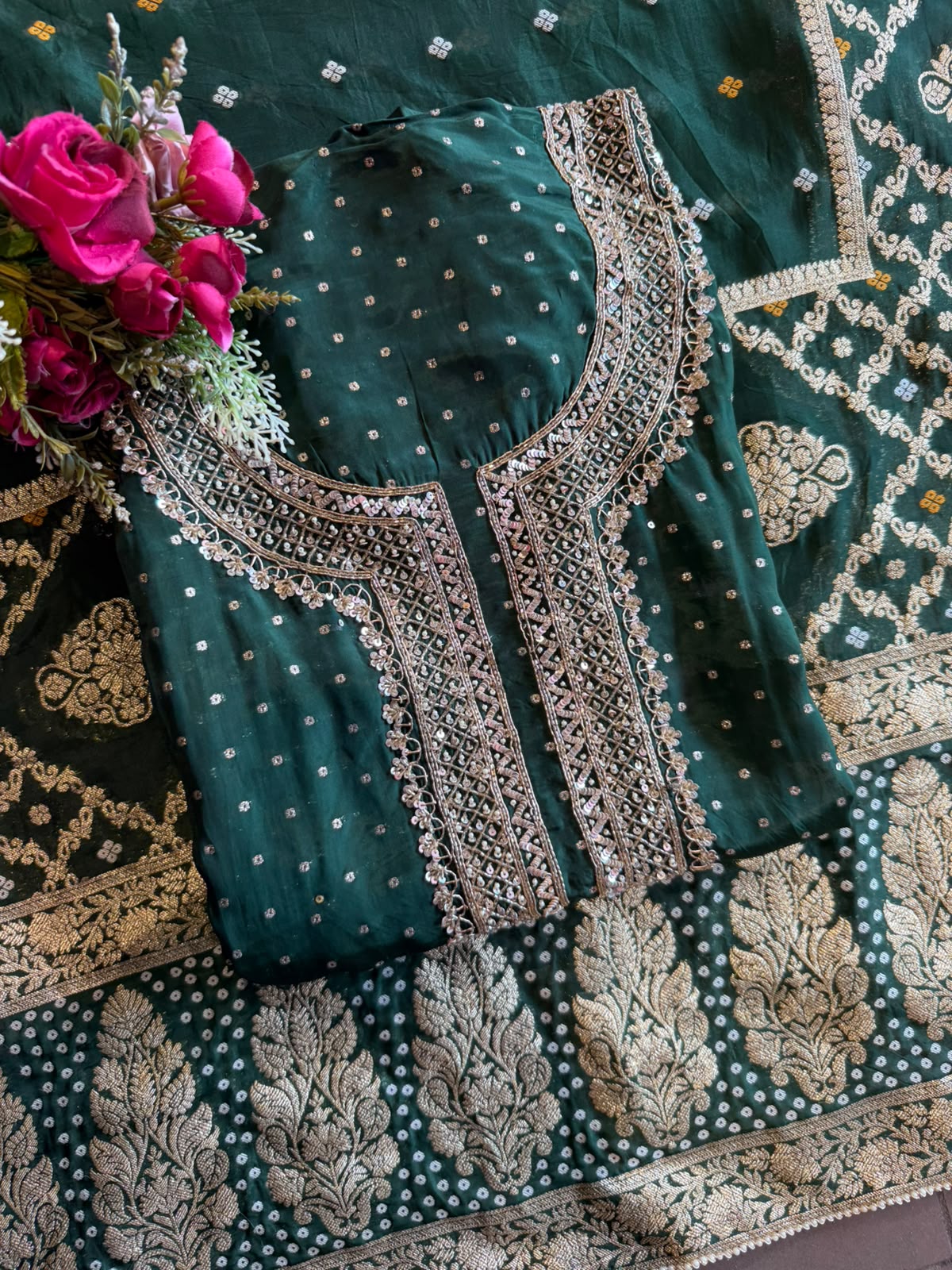 Premium Silk Fabric unstitched suit