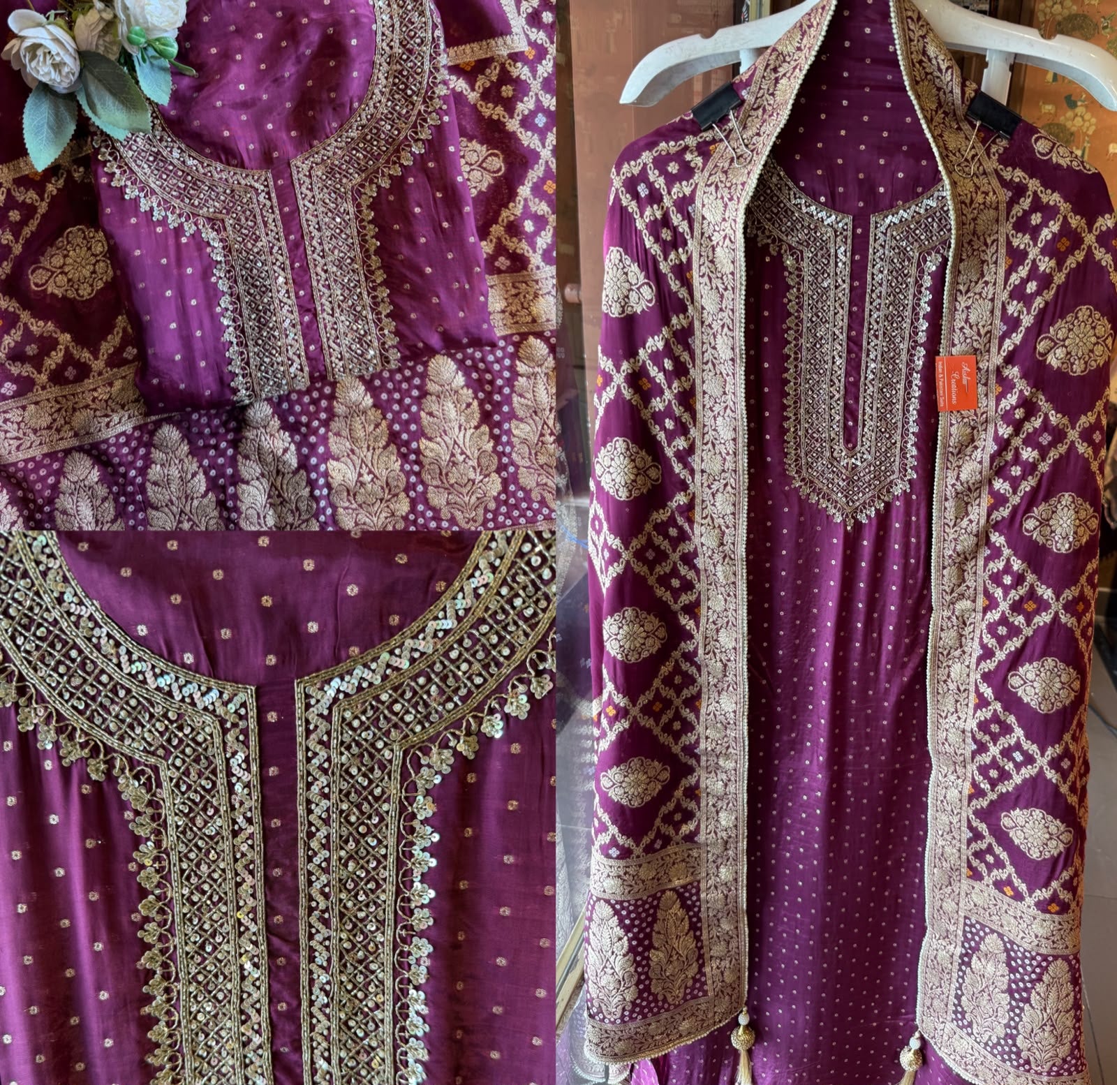 Premium Silk Fabric unstitched suit
