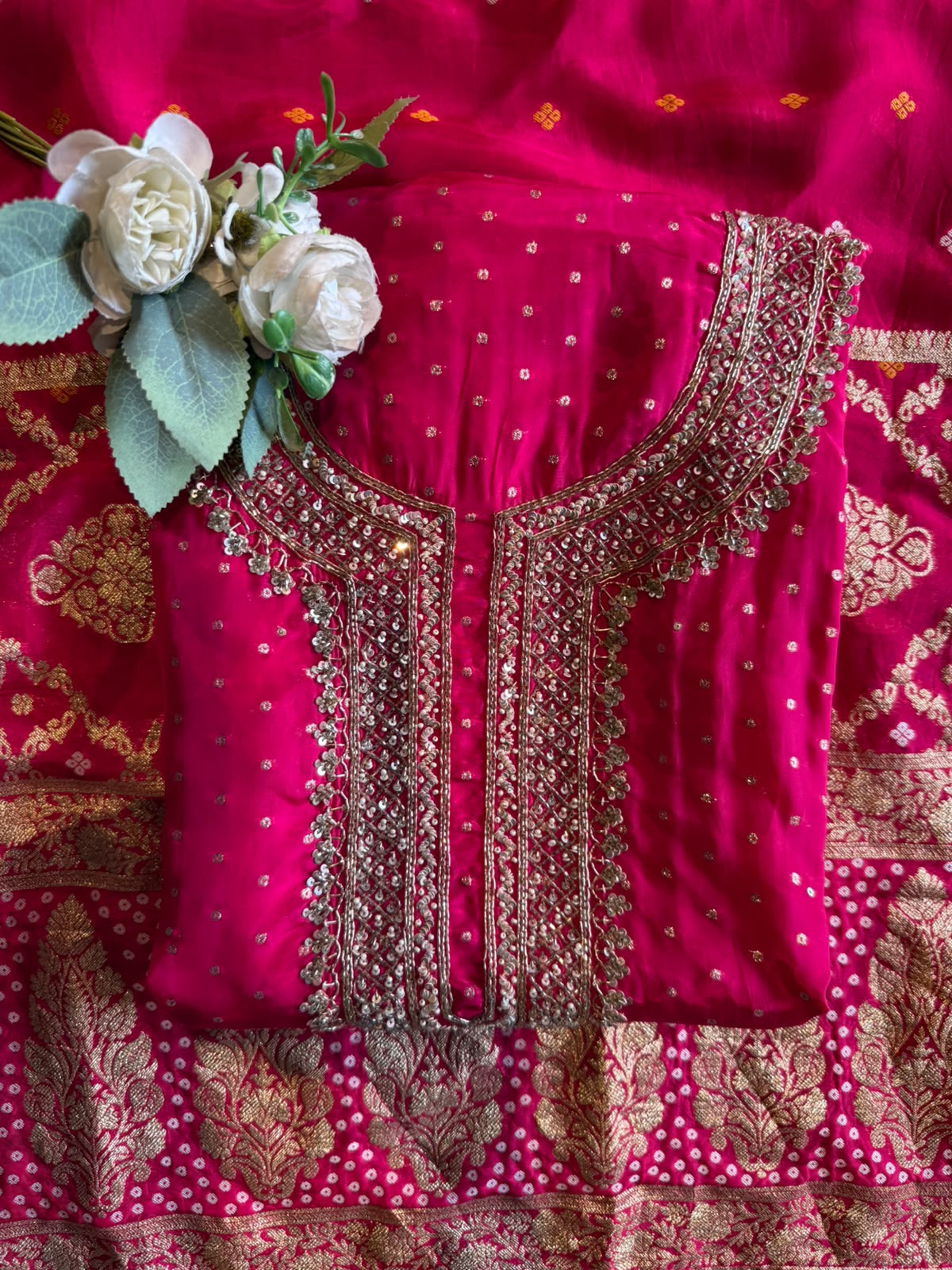 Premium Silk Fabric unstitched suit