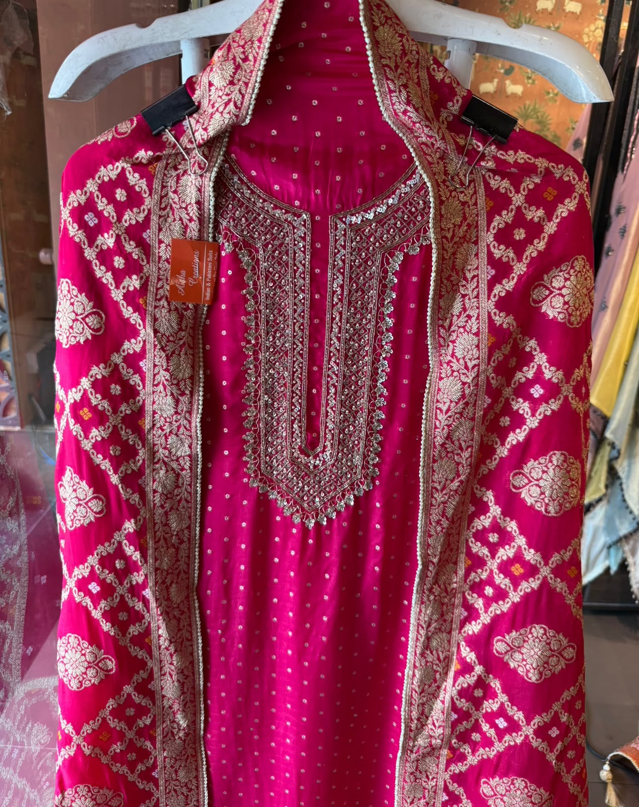 Premium Silk Fabric unstitched suit