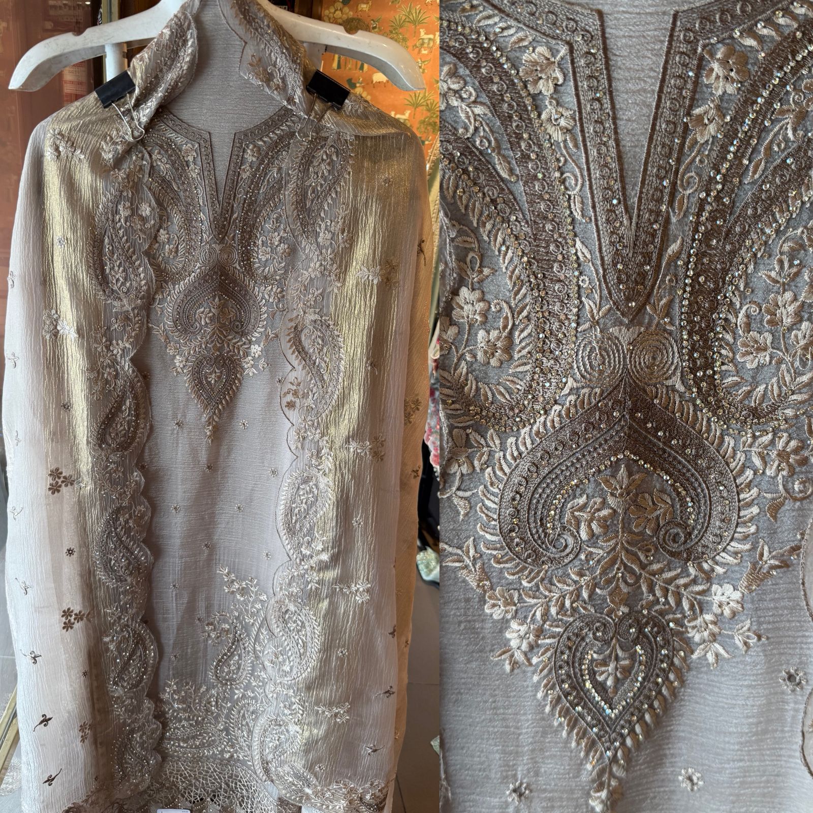 PAKISTANI EMBROIDERED DESIGNER SUIT