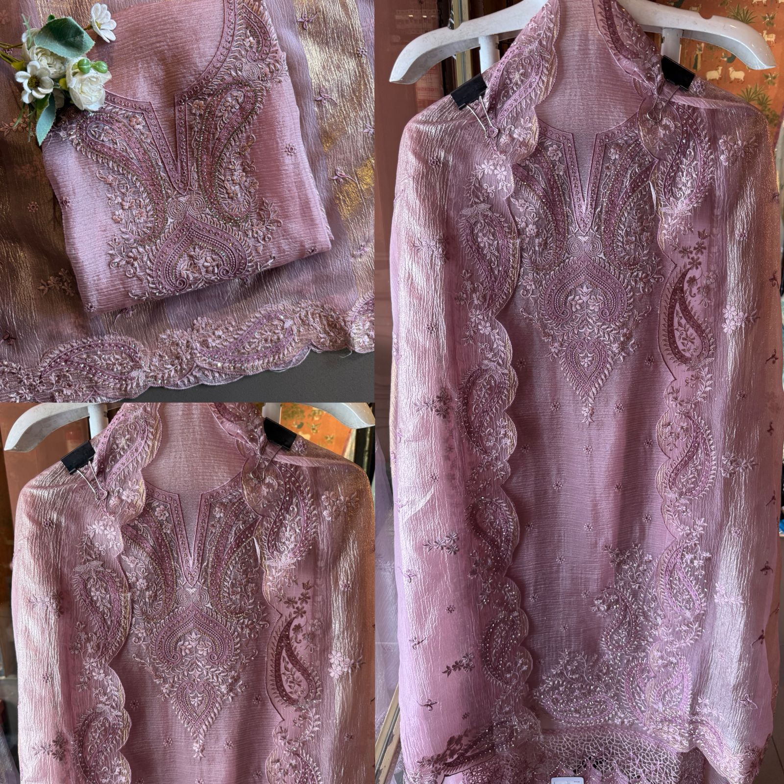 PAKISTANI EMBROIDERED DESIGNER SUIT
