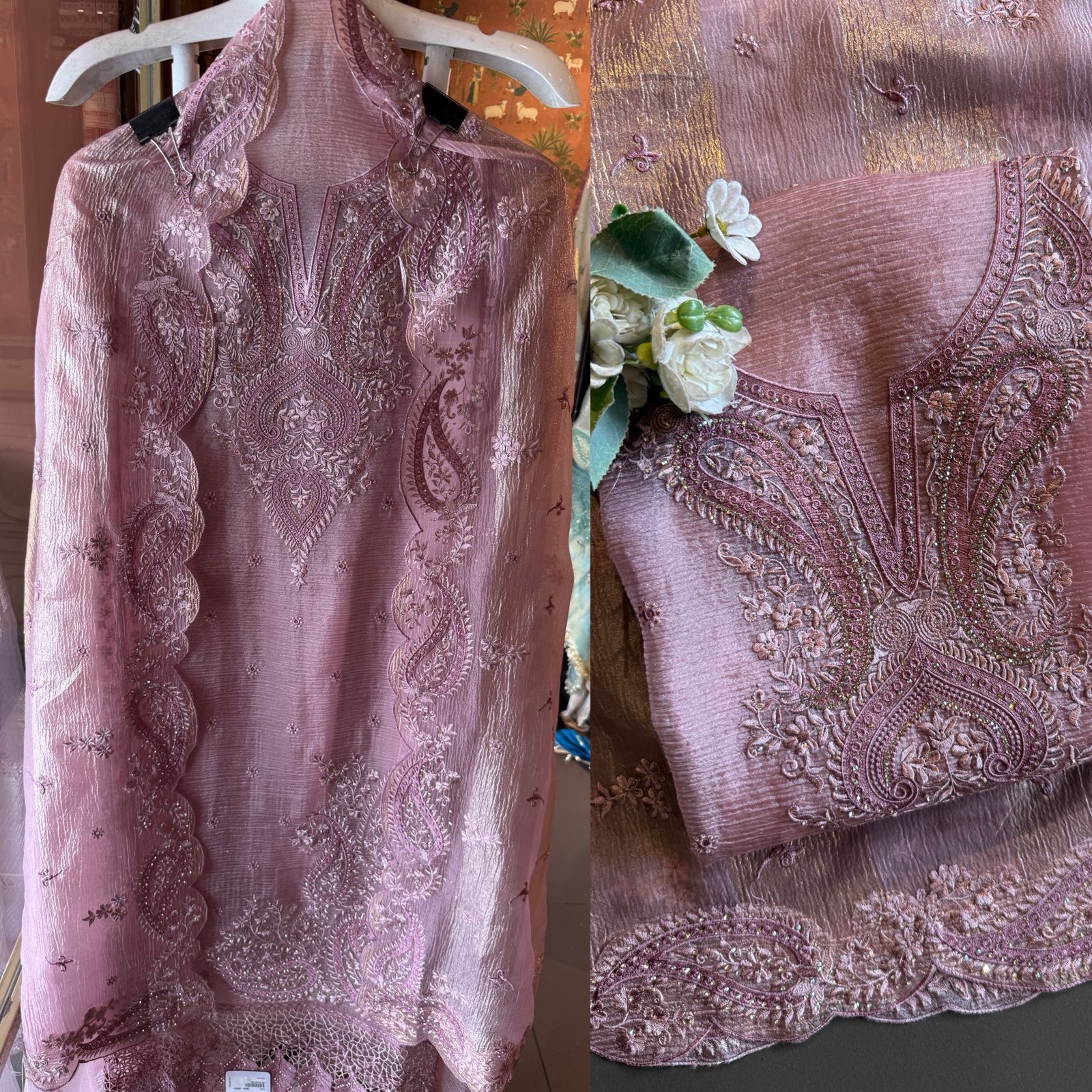 PAKISTANI EMBROIDERED DESIGNER SUIT
