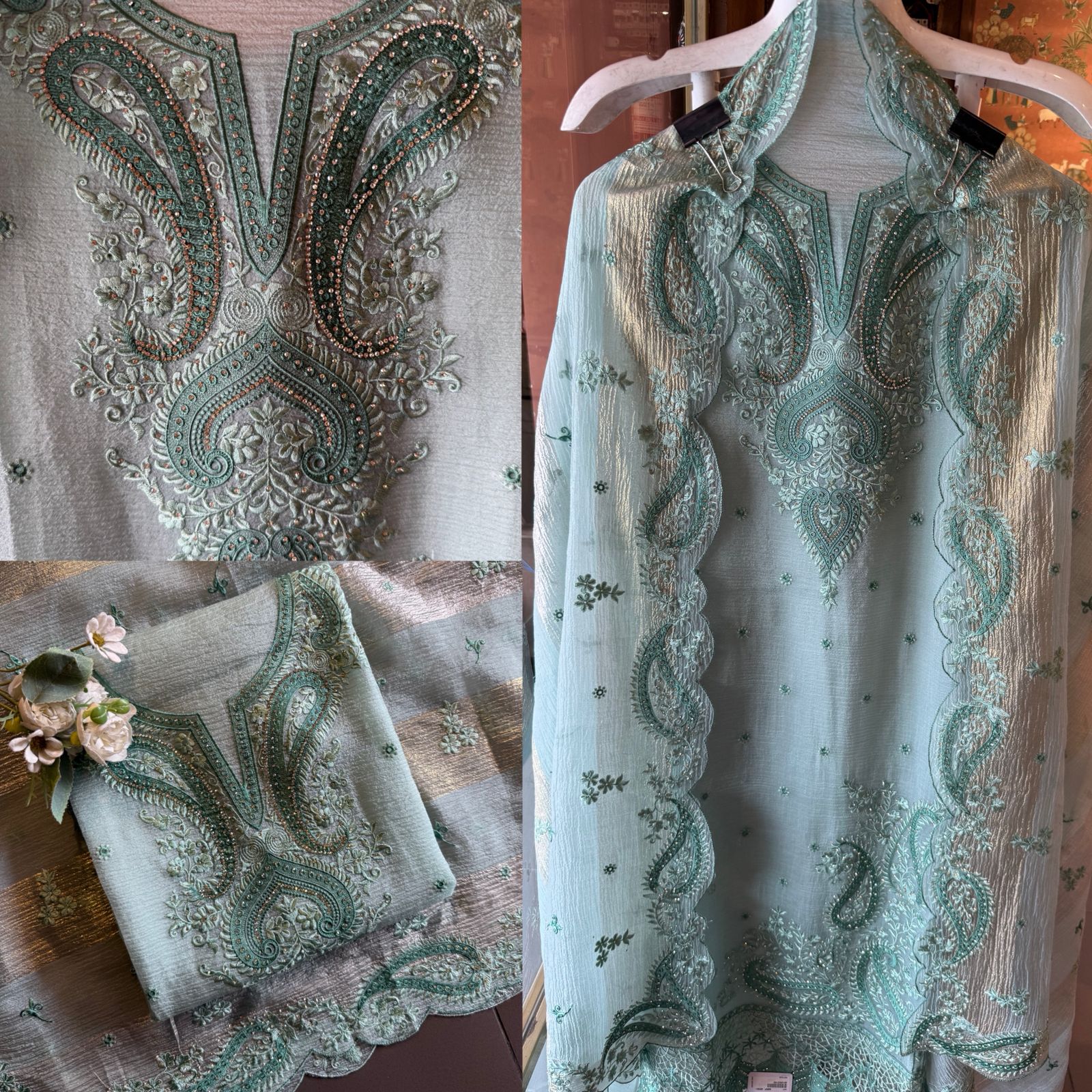 PAKISTANI EMBROIDERED DESIGNER SUIT