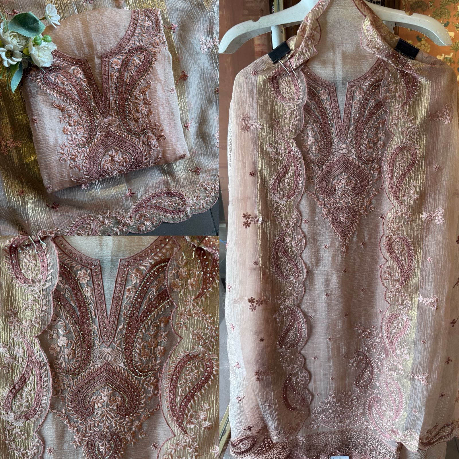 PAKISTANI EMBROIDERED DESIGNER SUIT