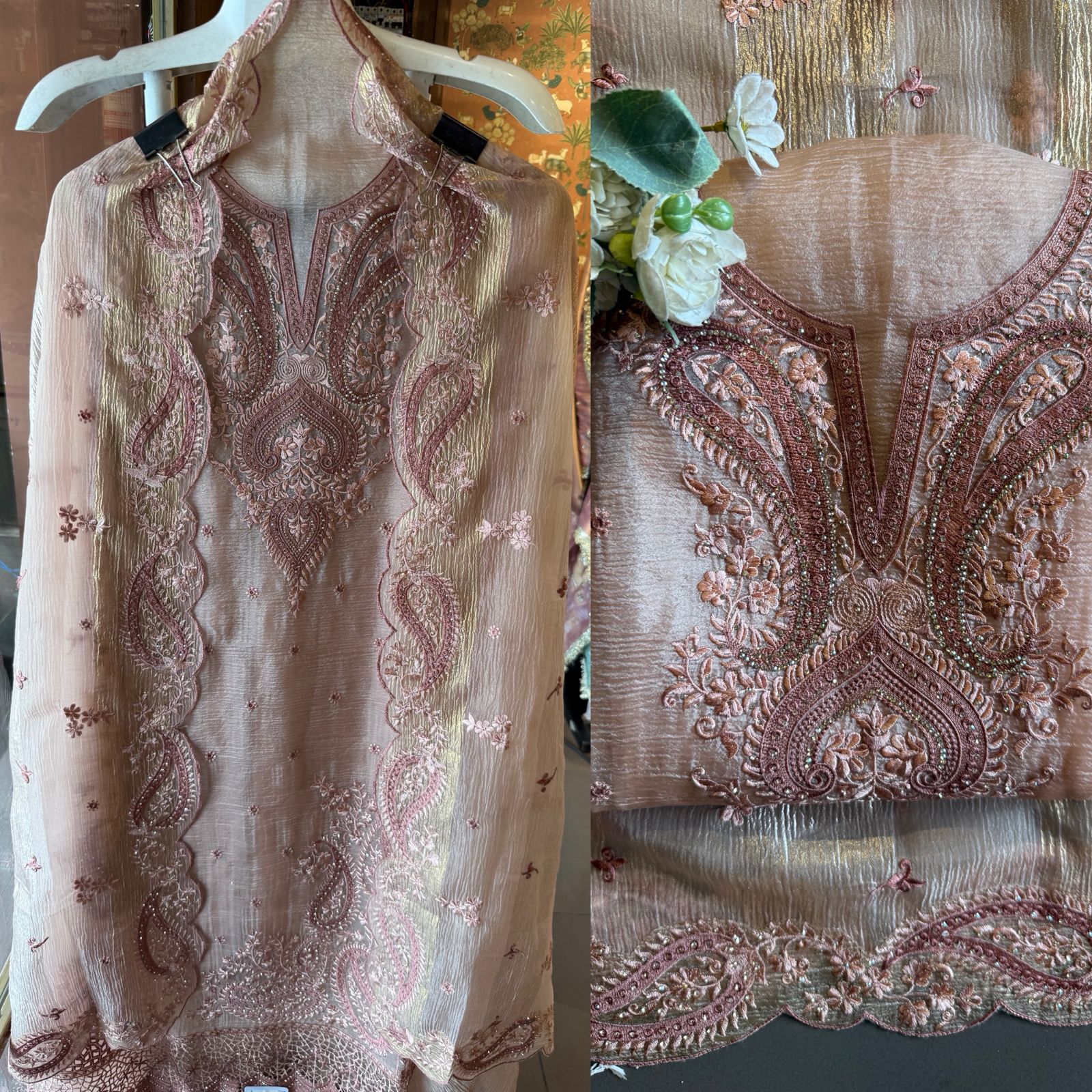 PAKISTANI EMBROIDERED DESIGNER SUIT