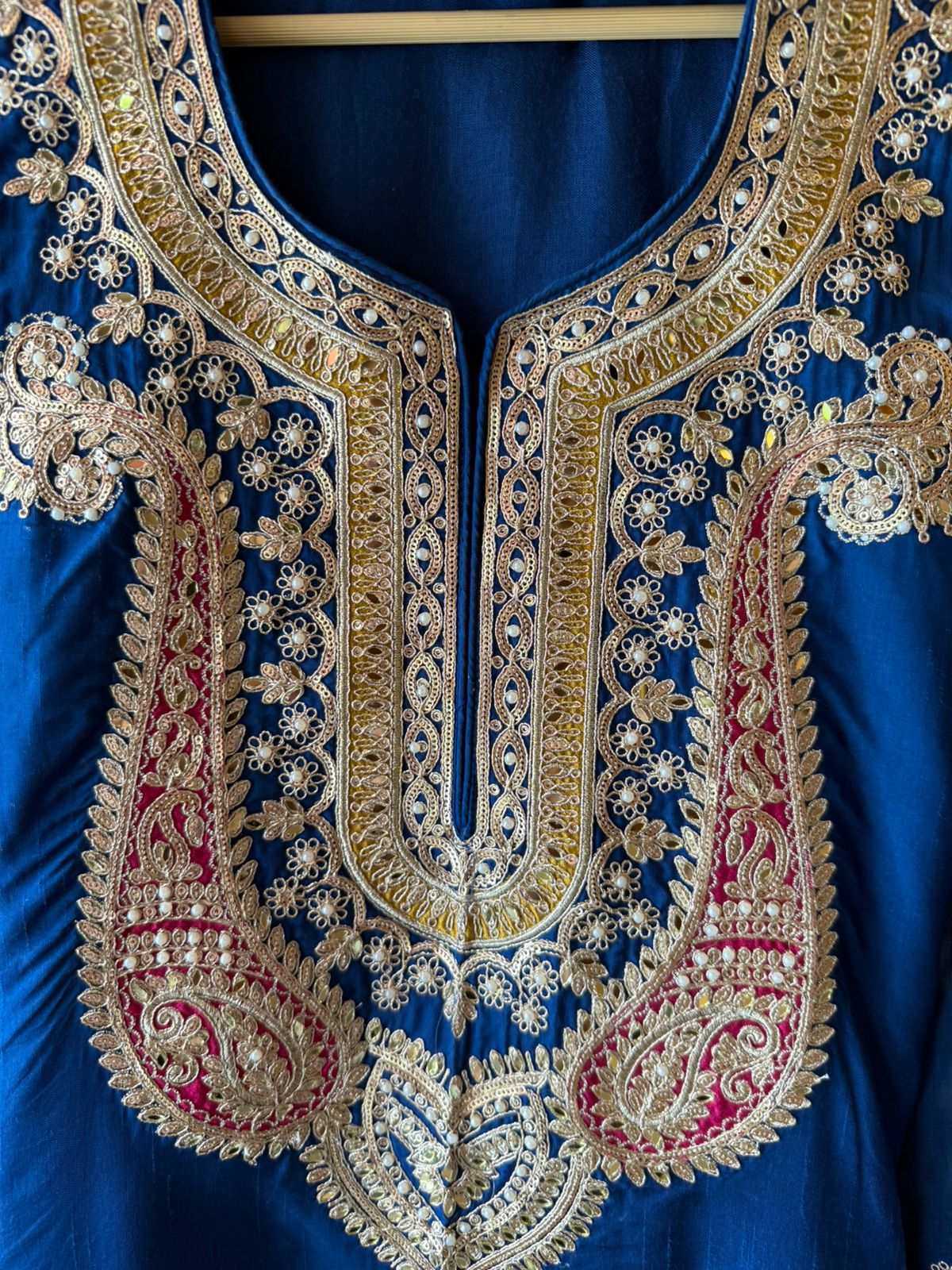 Embroidered tunic Set with pants