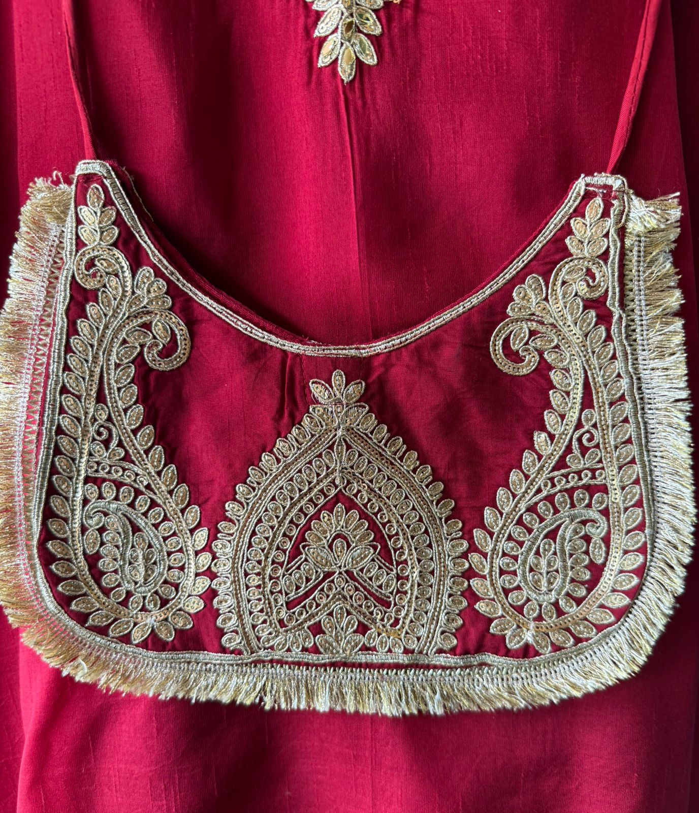 Embroidered tunic Set with pants