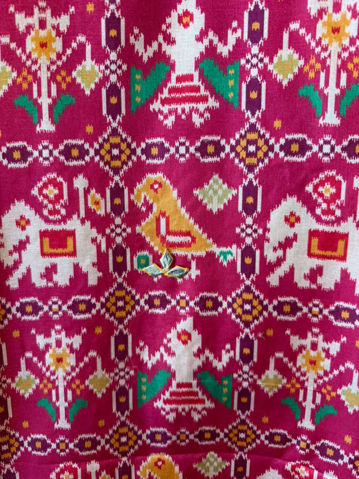 Patola Printed Suit with Gotta work