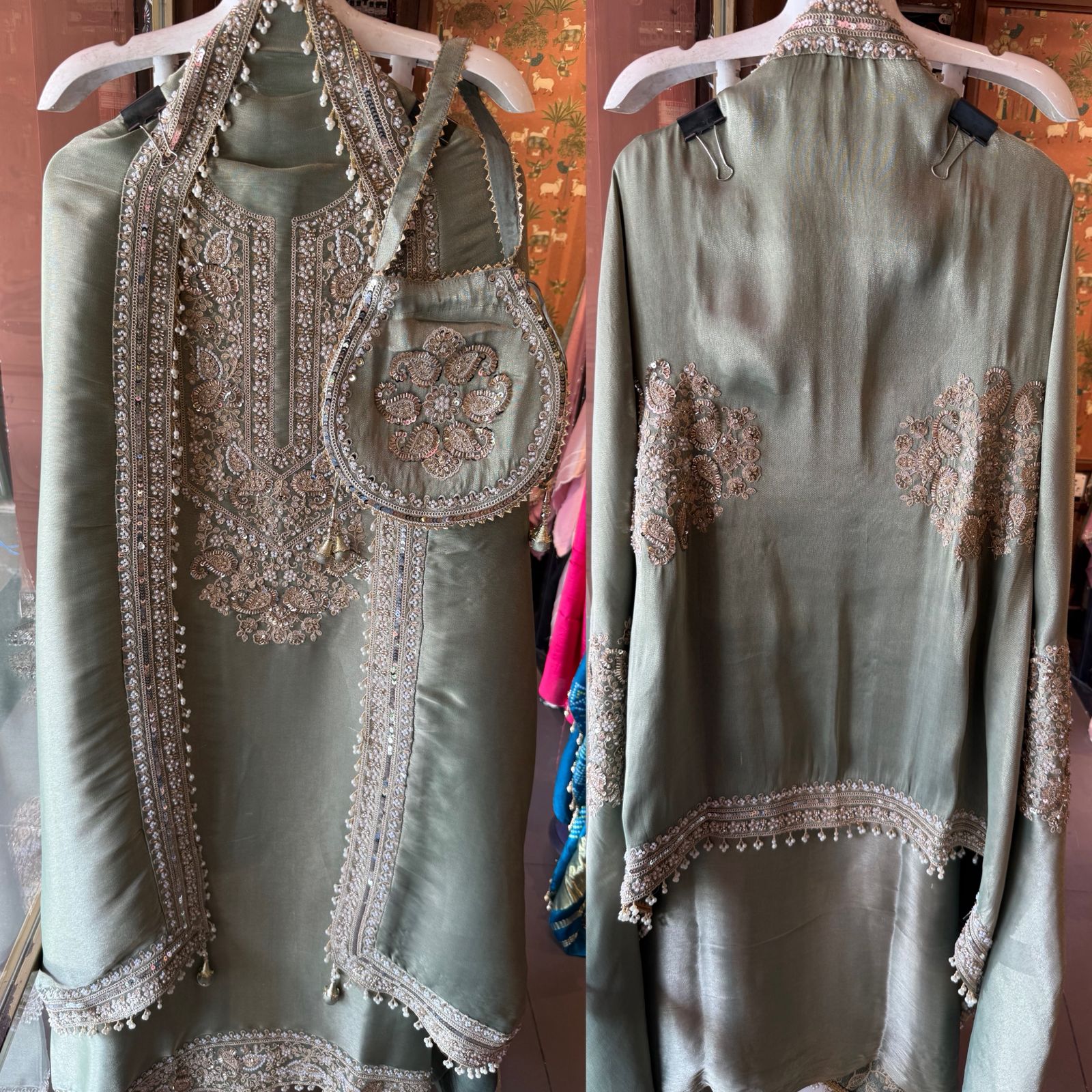 Heavy festive wedding-wear Suit set