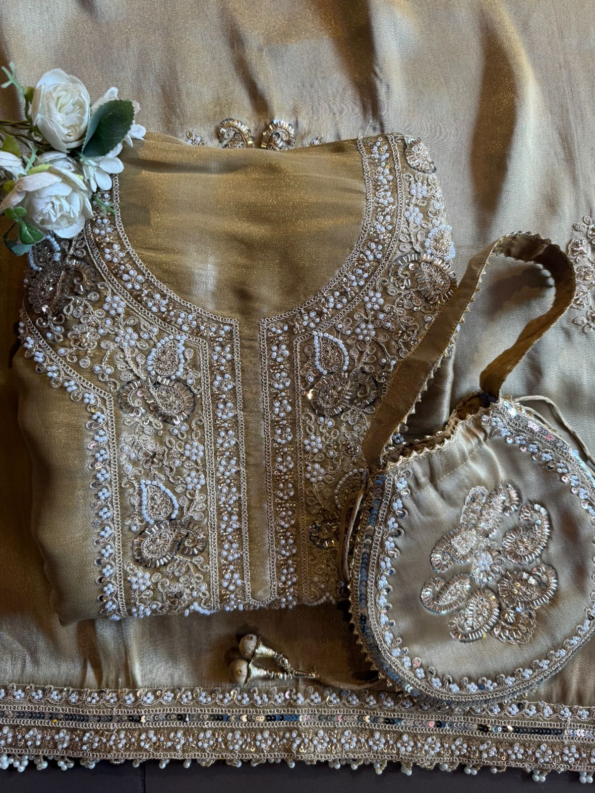 Heavy festive wedding-wear Suit set