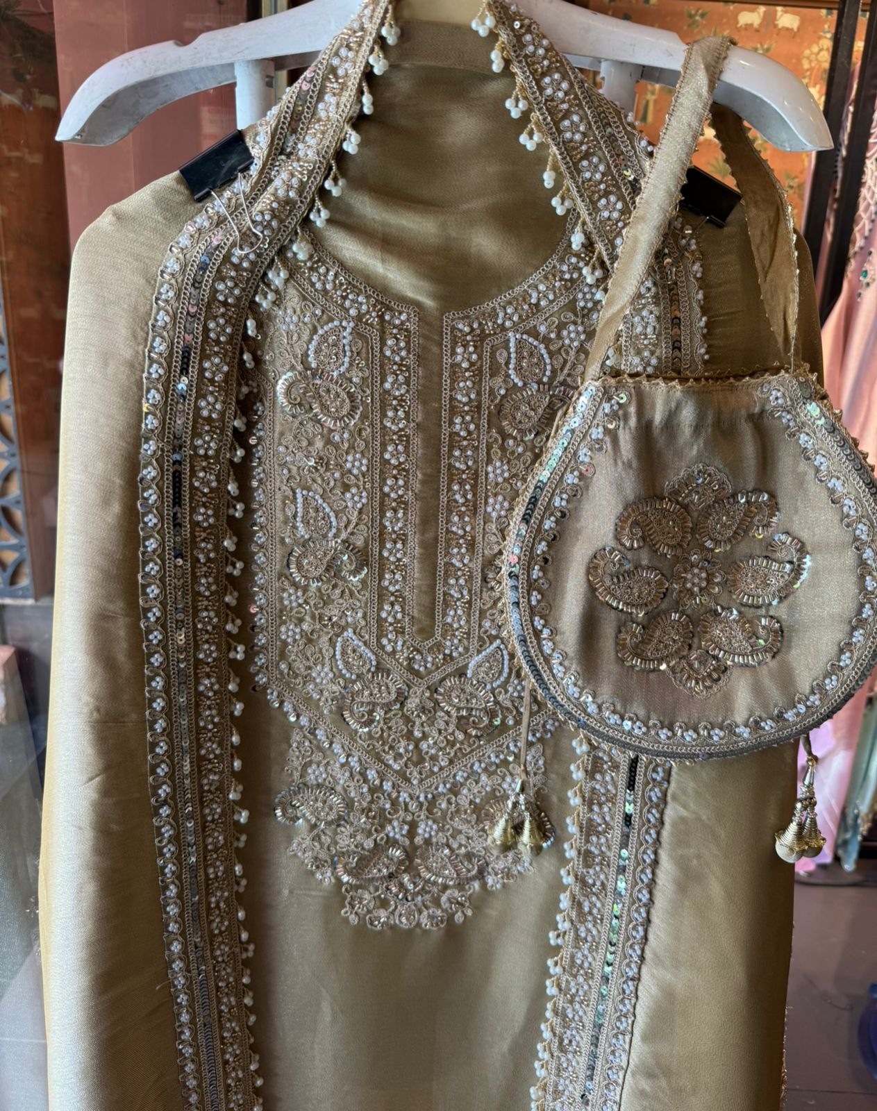 Heavy festive wedding-wear Suit set