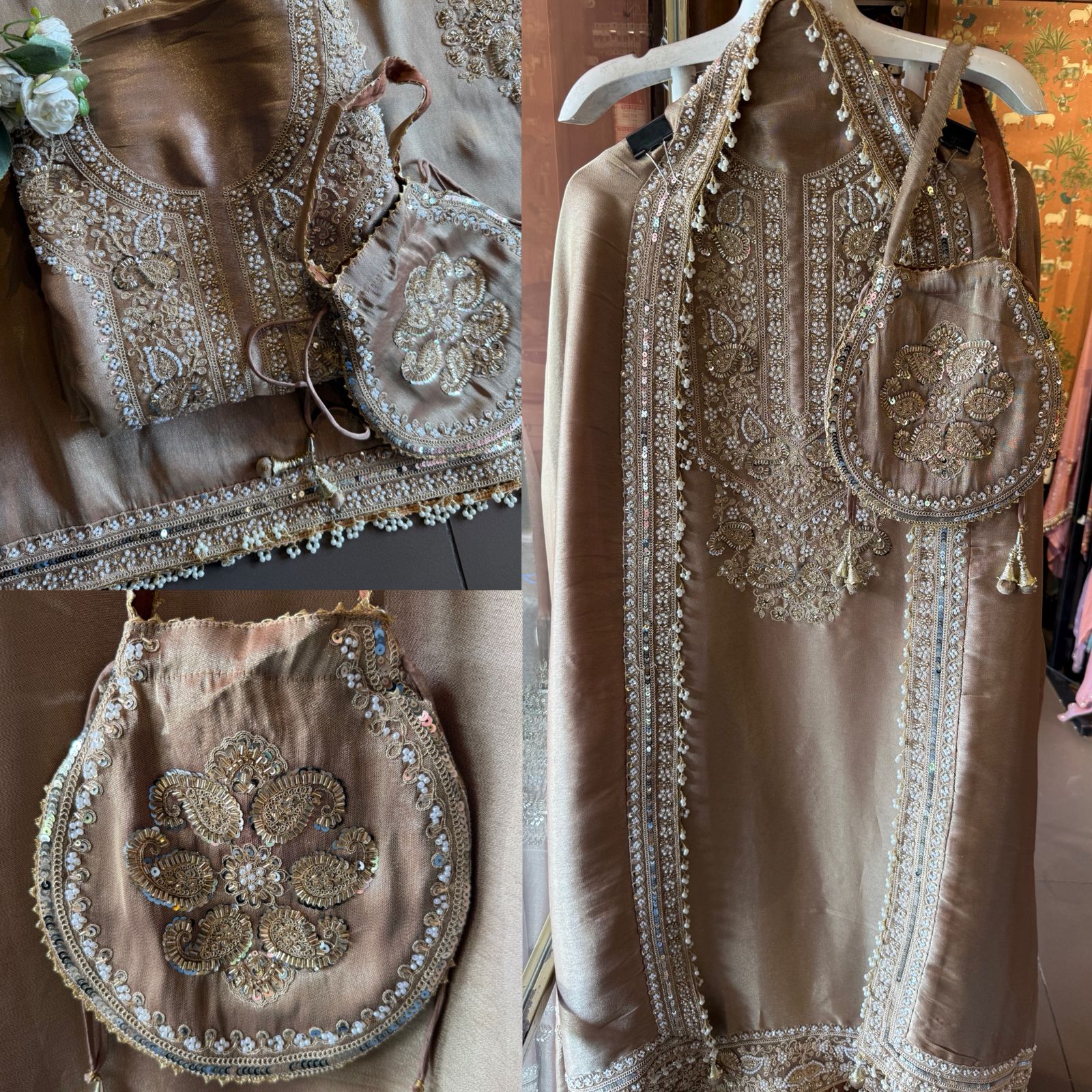 Heavy festive wedding-wear Suit set
