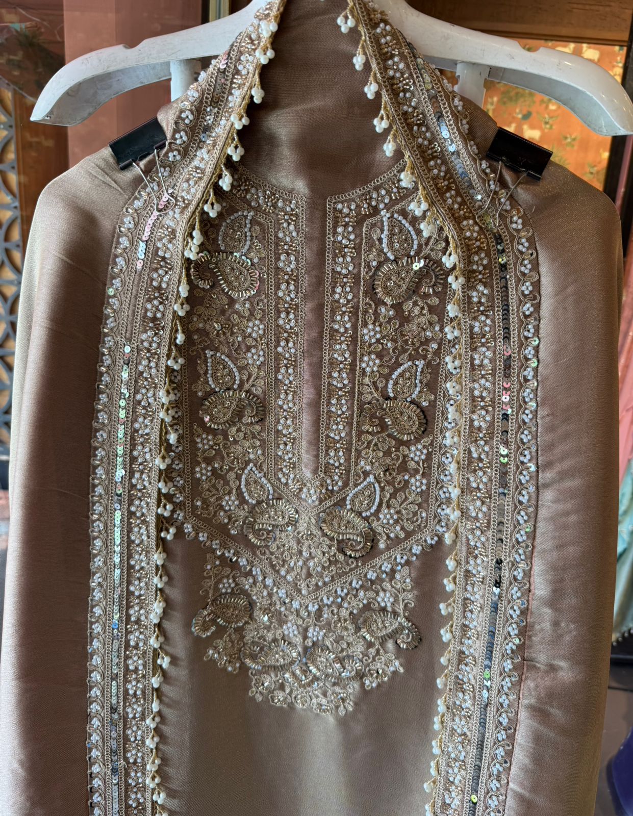 Heavy festive wedding-wear Suit set
