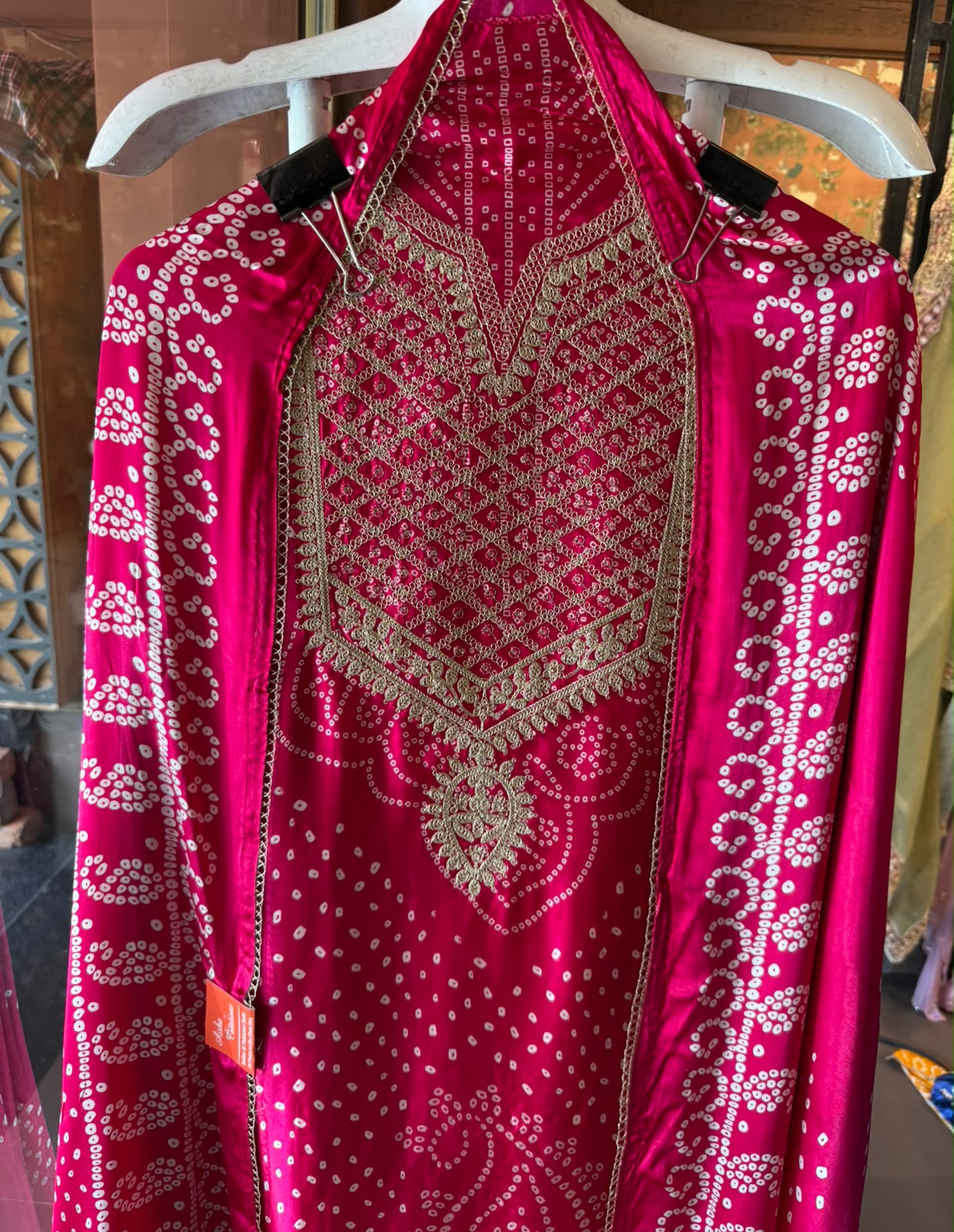 Bandhani Embroidered Suit Set