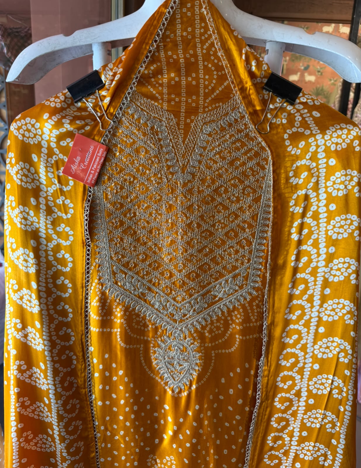 Bandhani Embroidered Suit Set