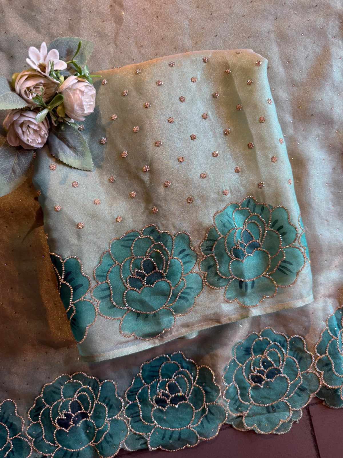 Premium Organza tissue unstitched suit