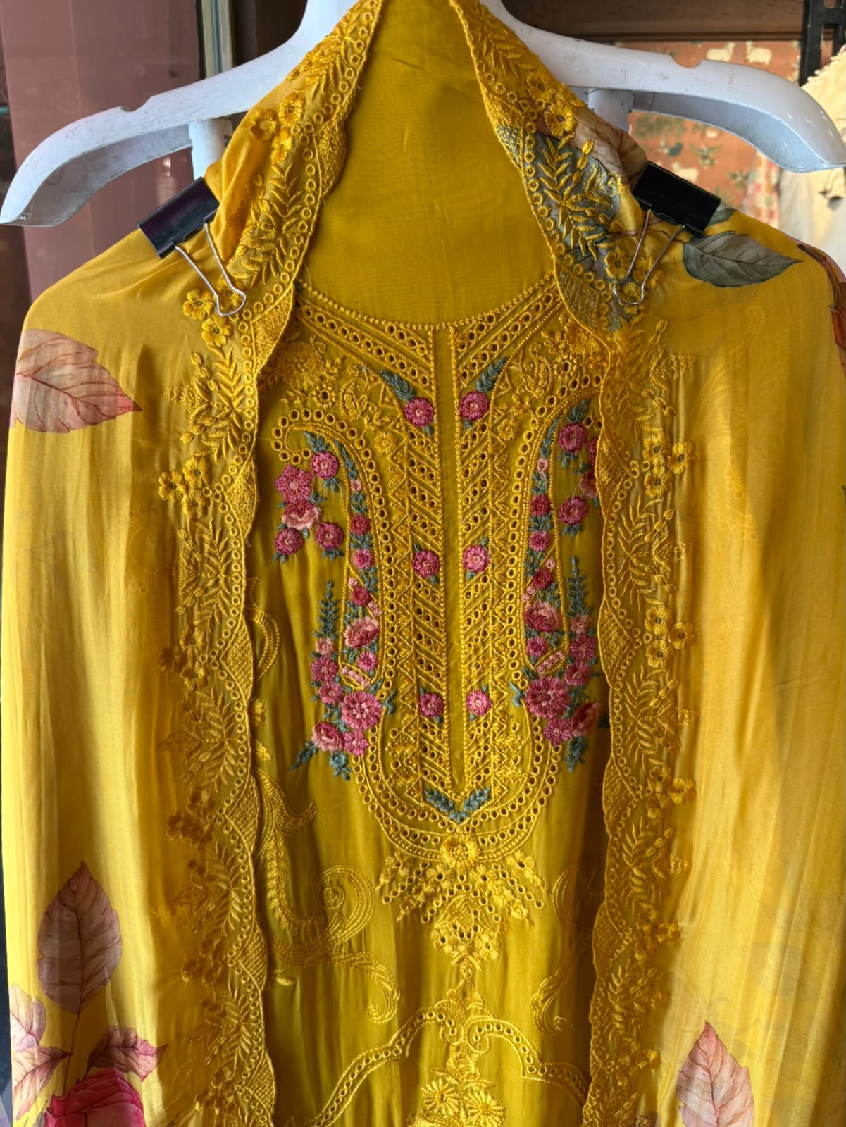 ORGANZA Unstitched Suit set