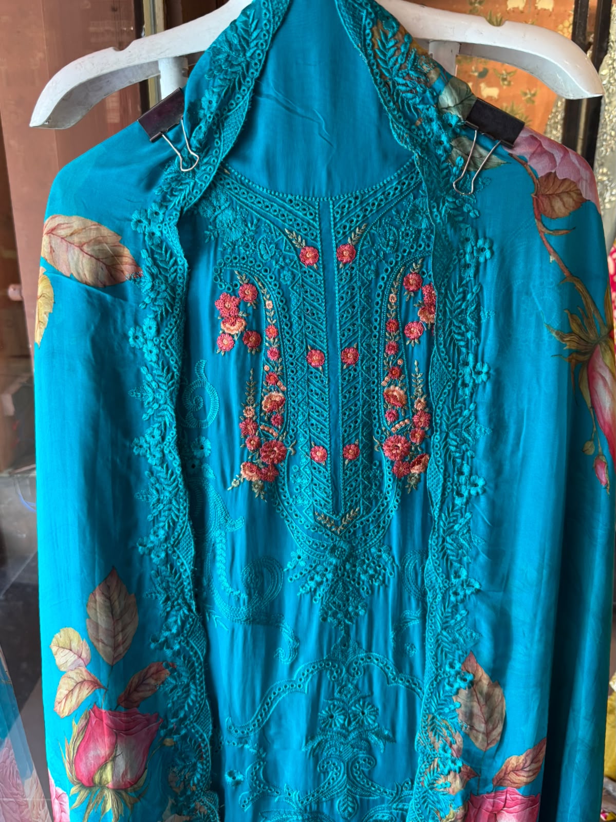 ORGANZA Unstitched Suit set