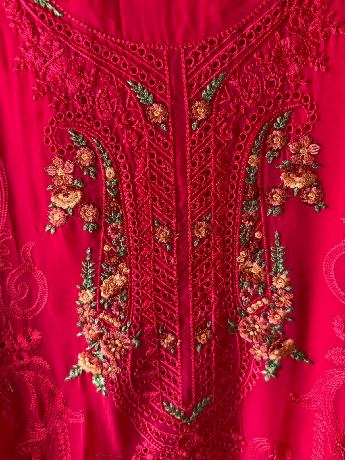 ORGANZA Unstitched Suit set