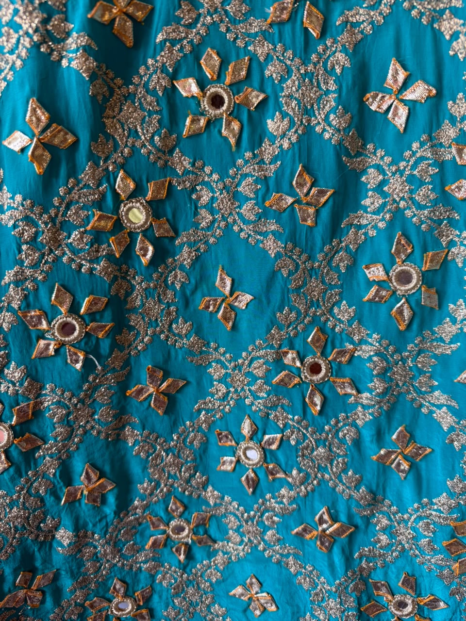 Gotta Mirror Embroidered bridal designer Suit Set