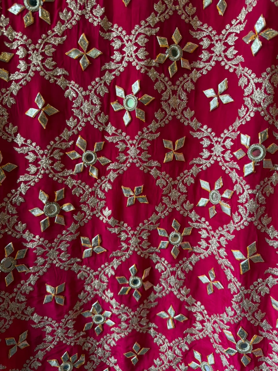 Gotta Mirror Embroidered bridal designer Suit Set