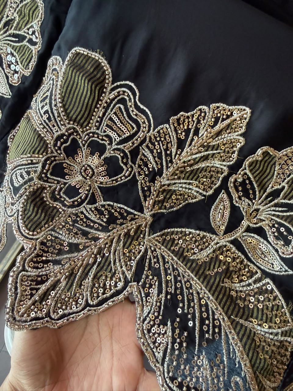 Hand embellished Designer sharara Suit Set