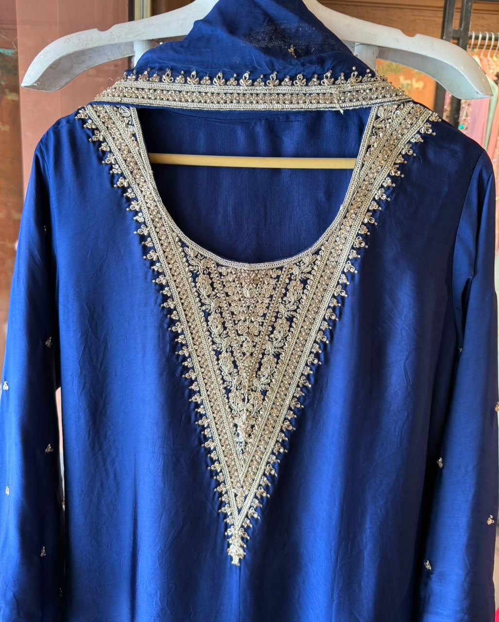 Hand embellished Designer sharara Suit Set