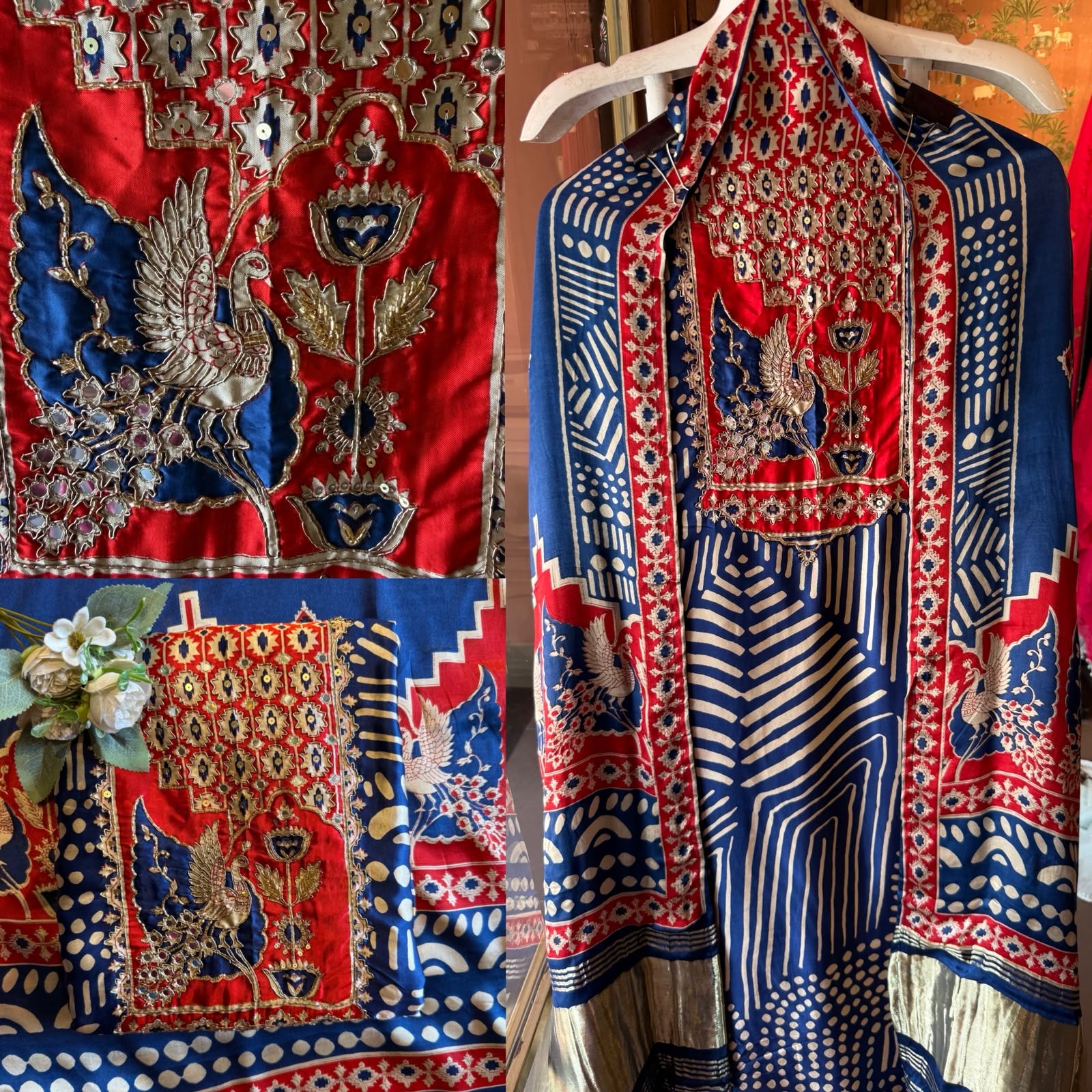Premium GAJJI silk unstitched suit