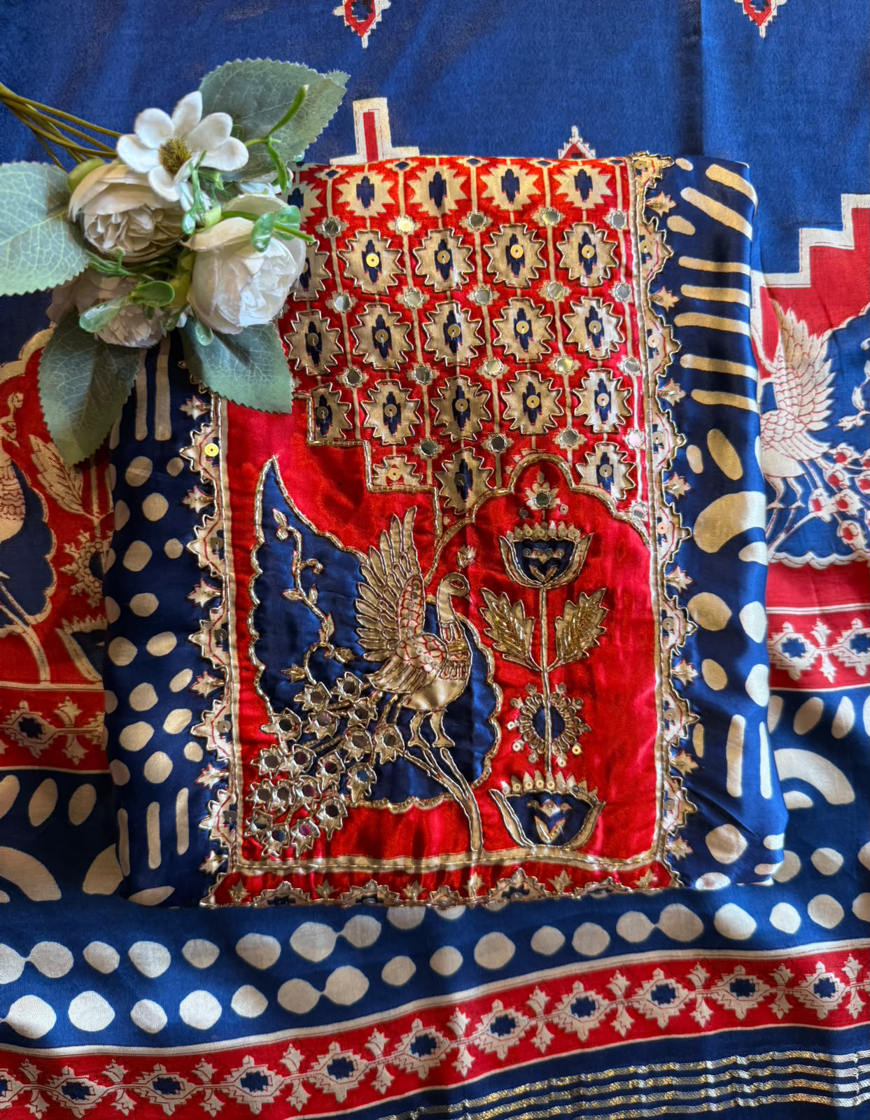 Premium GAJJI silk unstitched suit