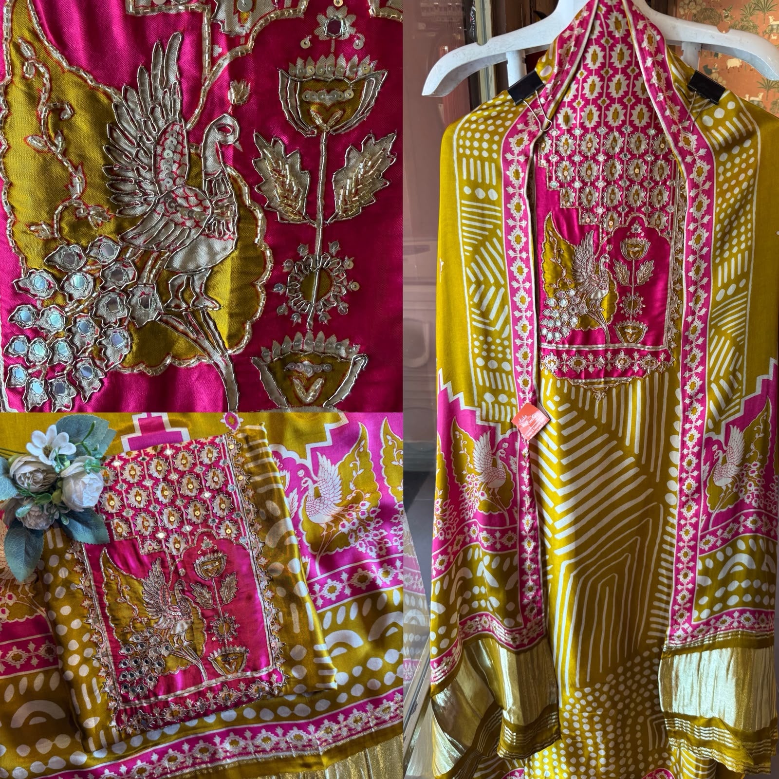 Premium GAJJI silk unstitched suit