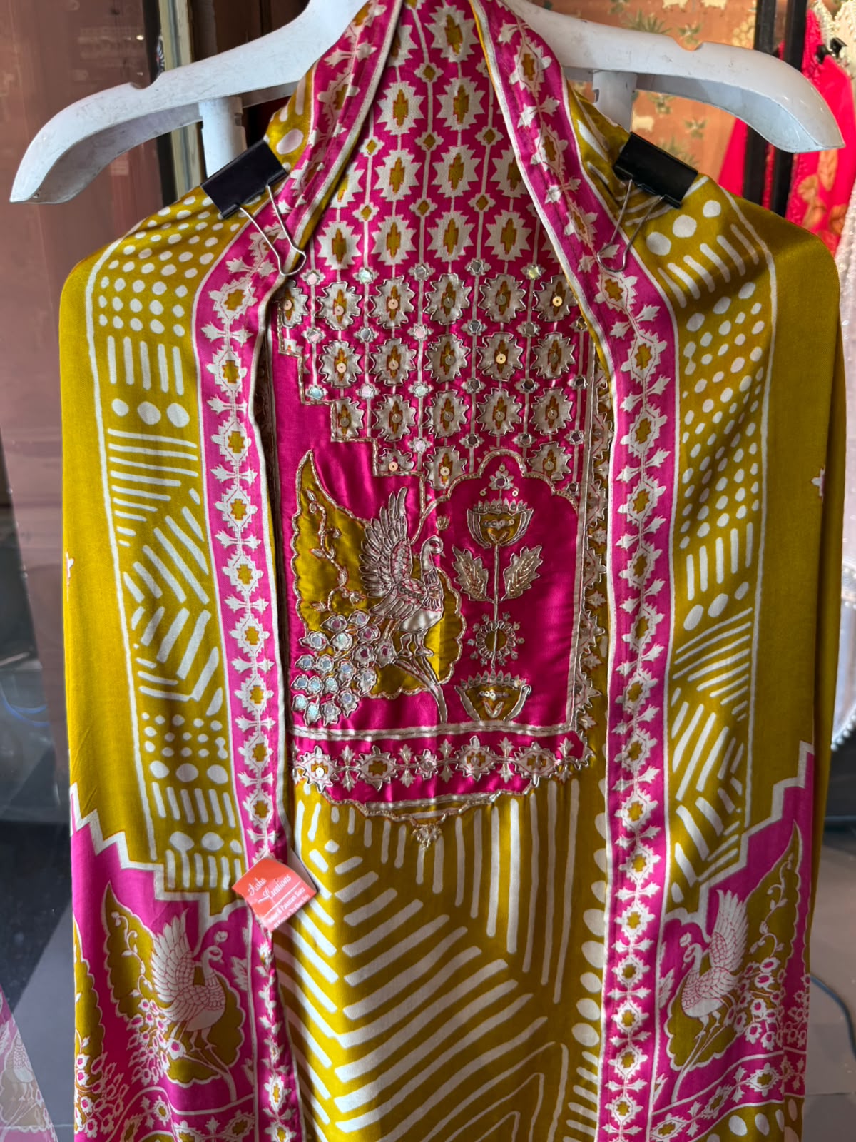 Premium GAJJI silk unstitched suit