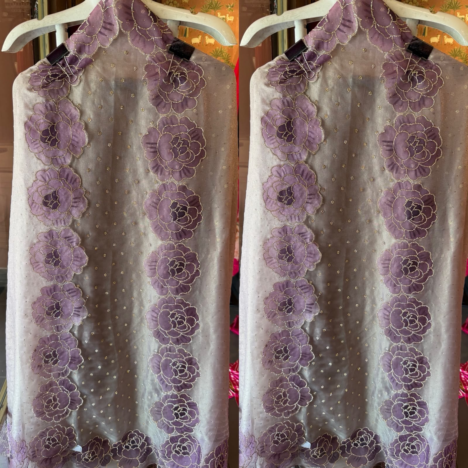 Premium Organza tissue unstitched suit
