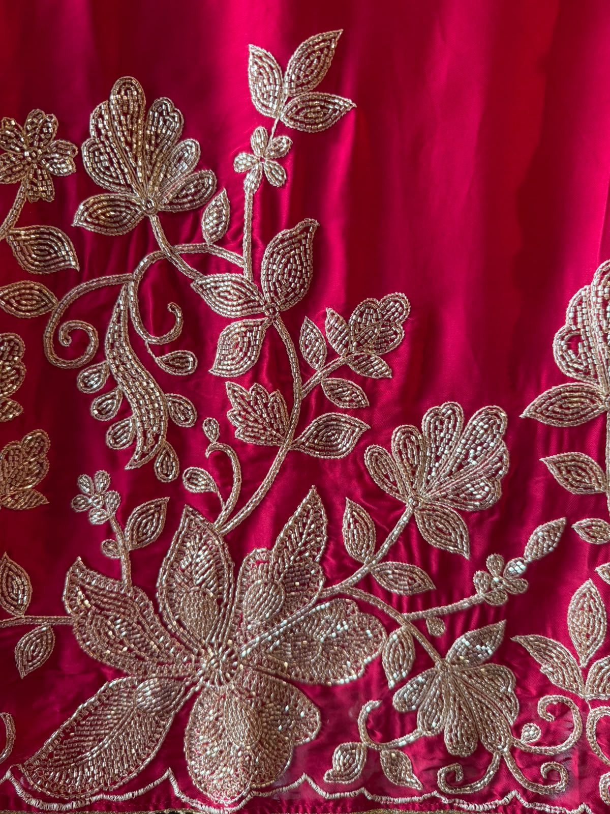 Pure satin Organza Designer Suit Set