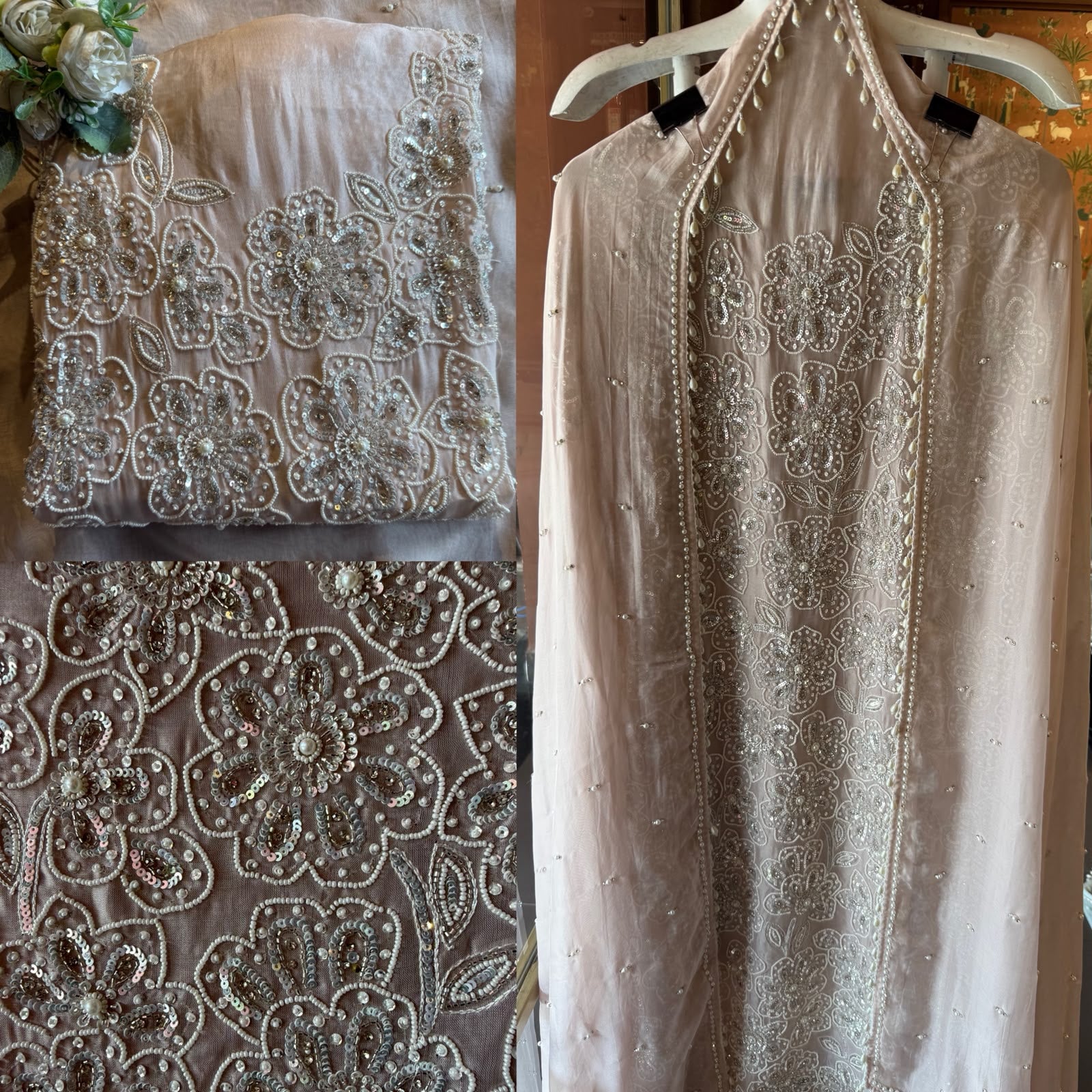 Luxury Embroidered Suit Set