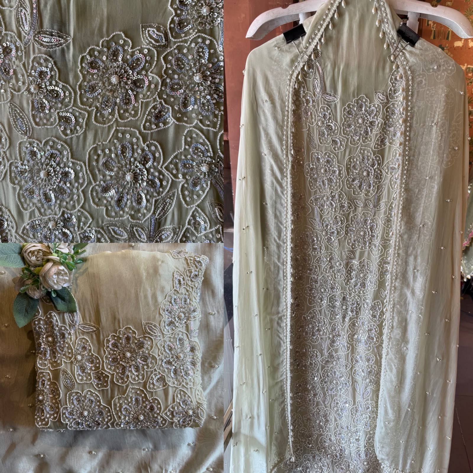 Luxury Embroidered Suit Set