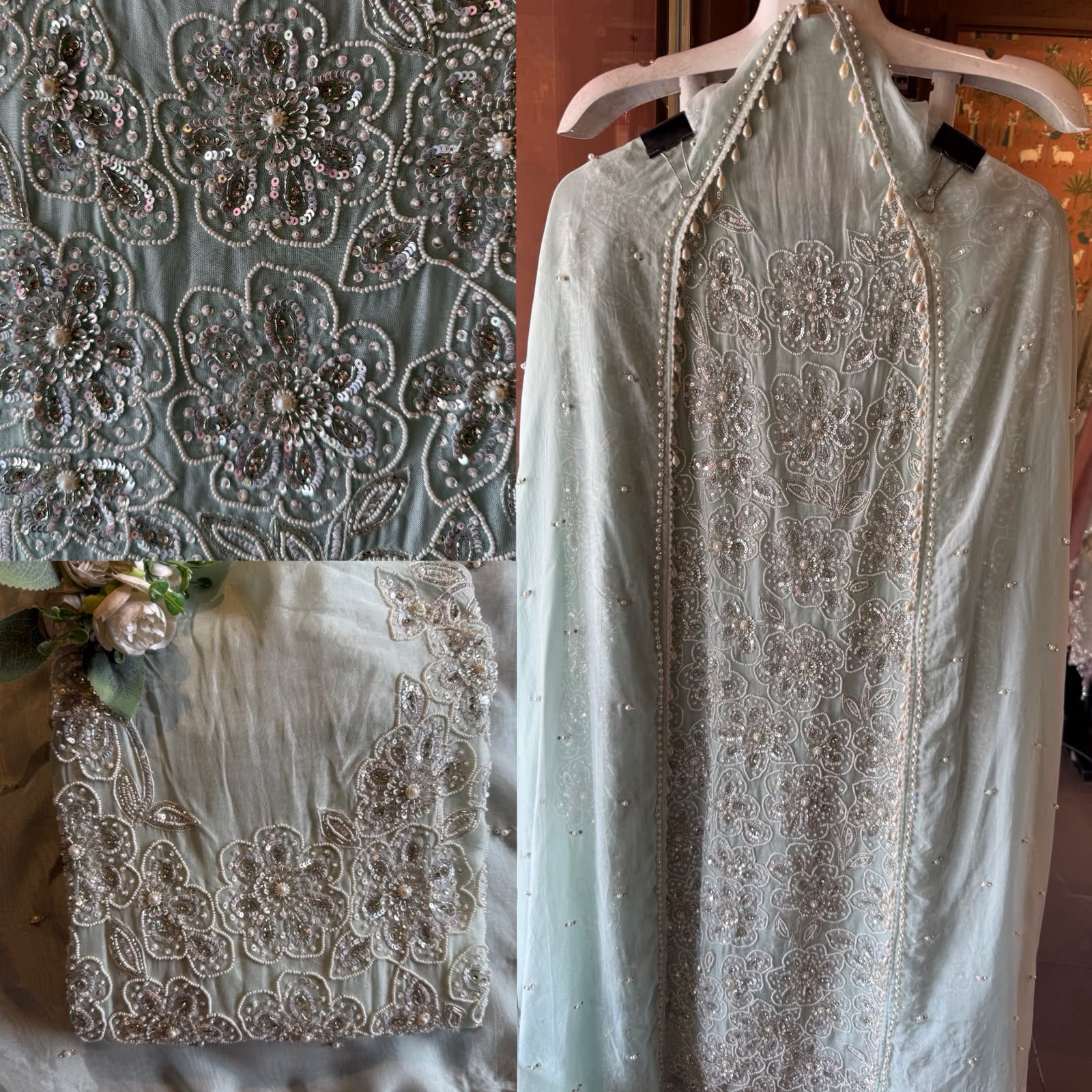 Luxury Embroidered Suit Set