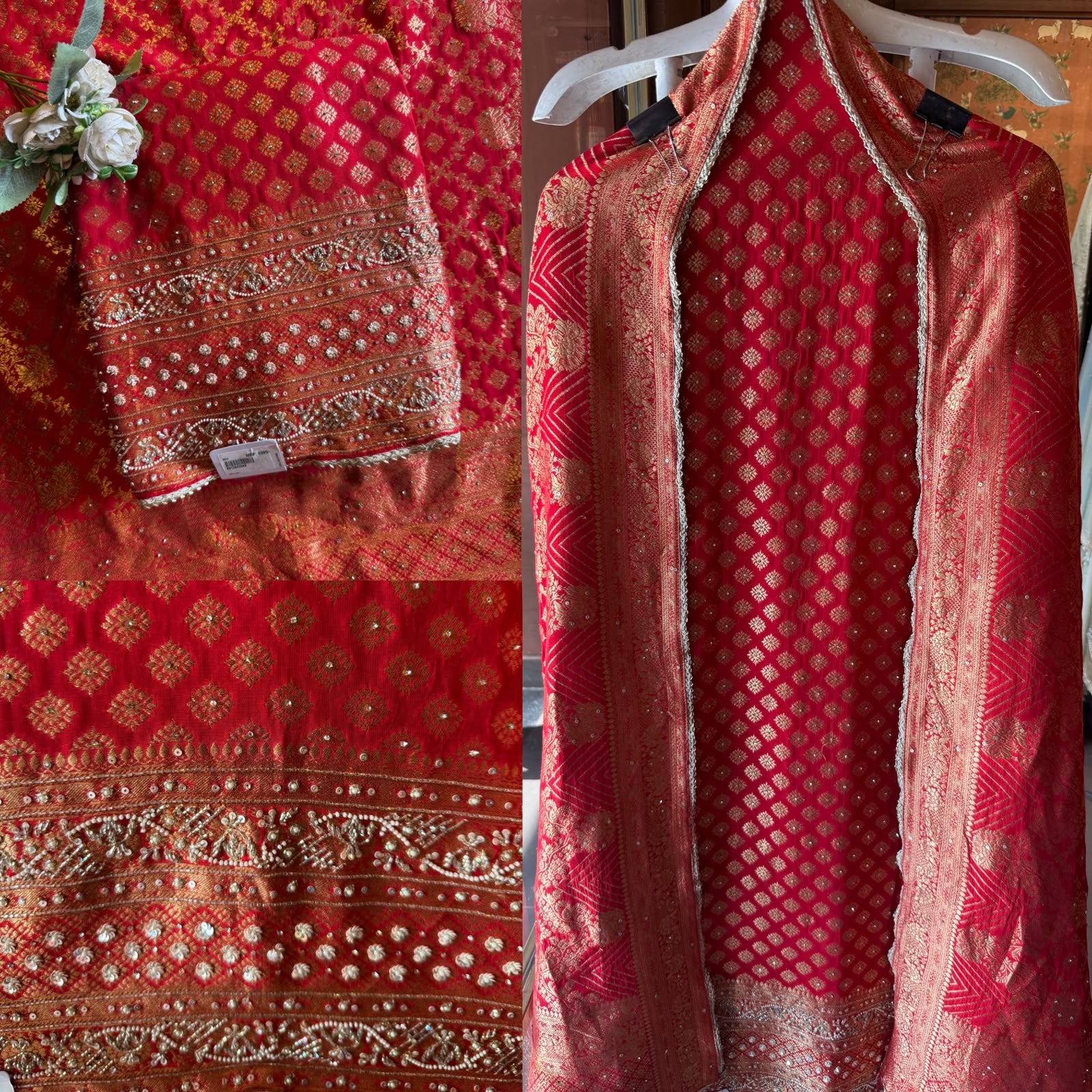 Elegant KHADDI GEORGETTE Suit Set