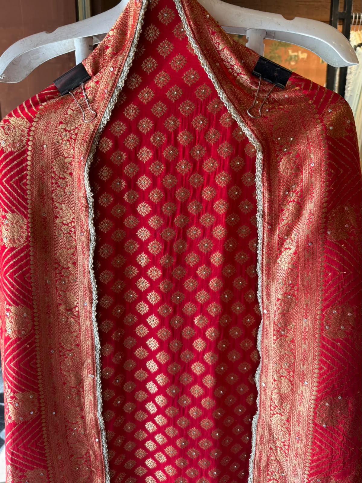 Elegant KHADDI GEORGETTE Suit Set