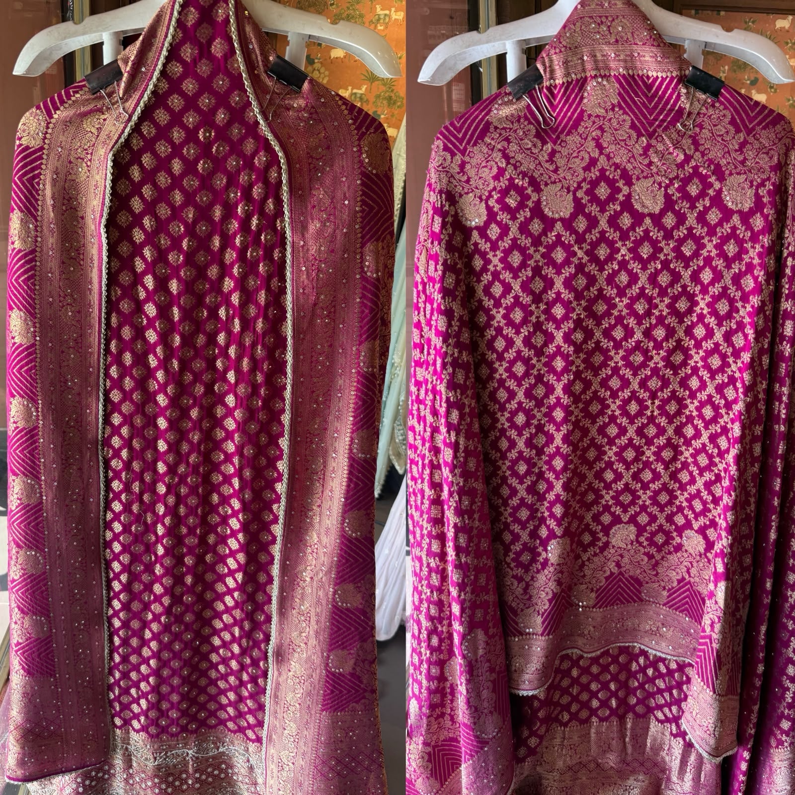 Elegant KHADDI GEORGETTE Suit Set